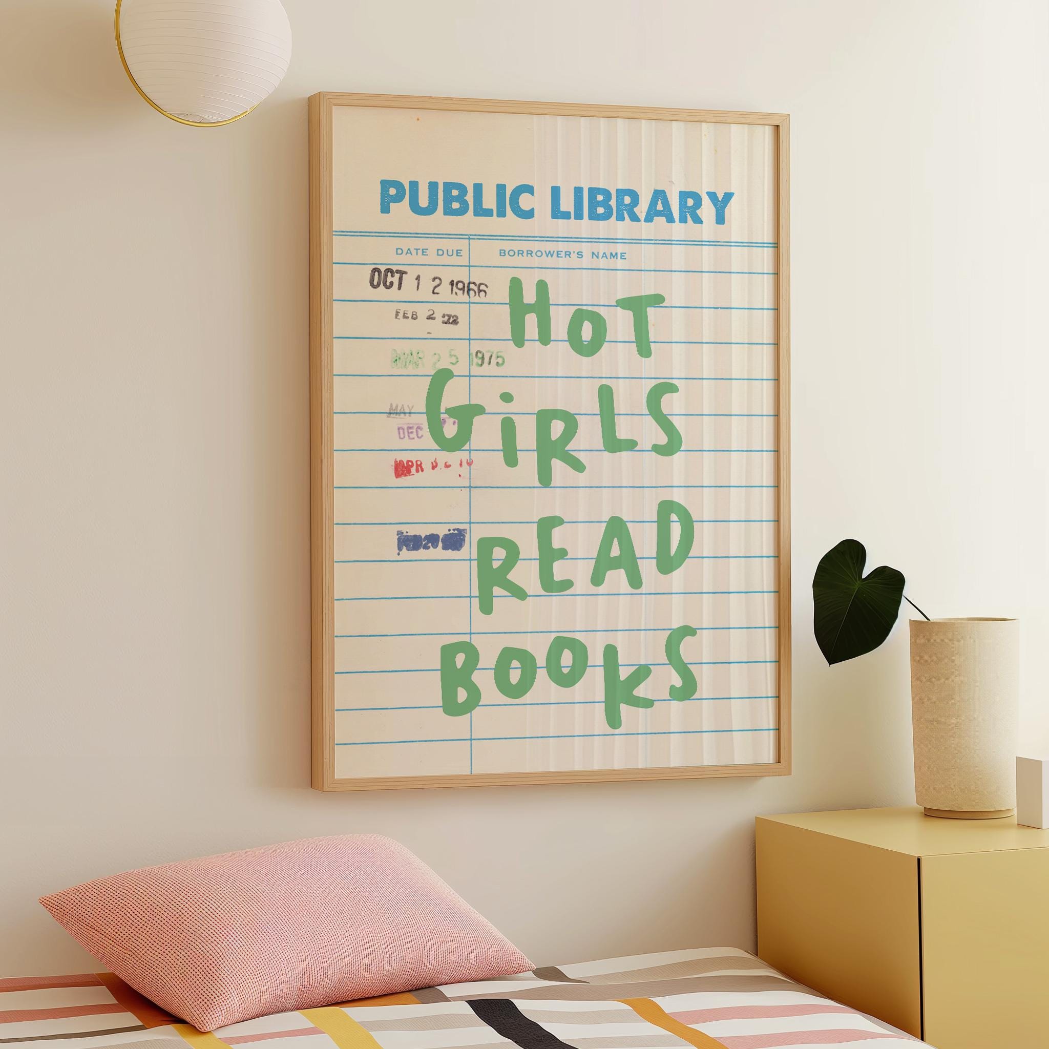 Hot Girls Read Books Print - Image 3