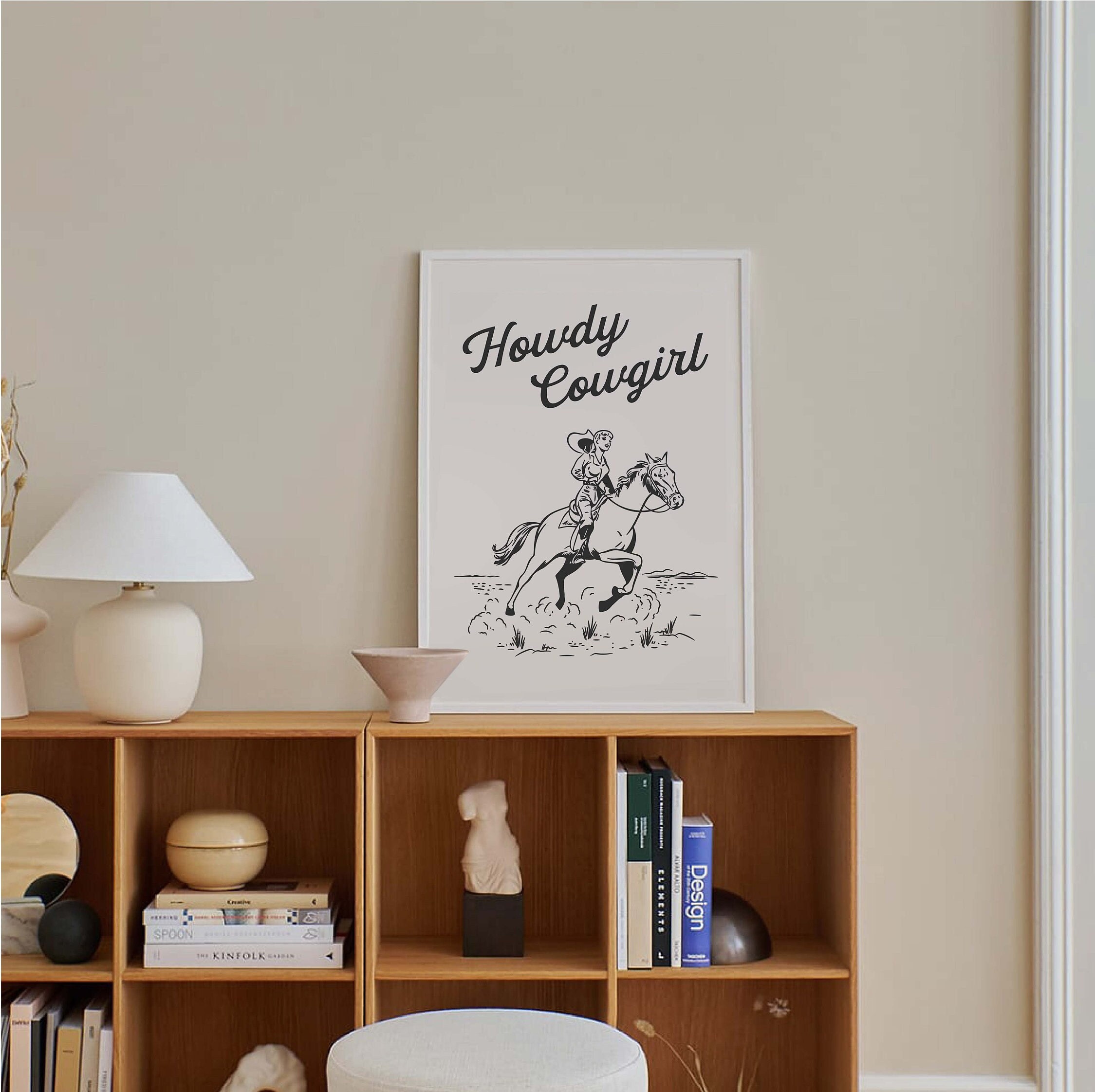 Howdy Cowgirl Print - Image 3