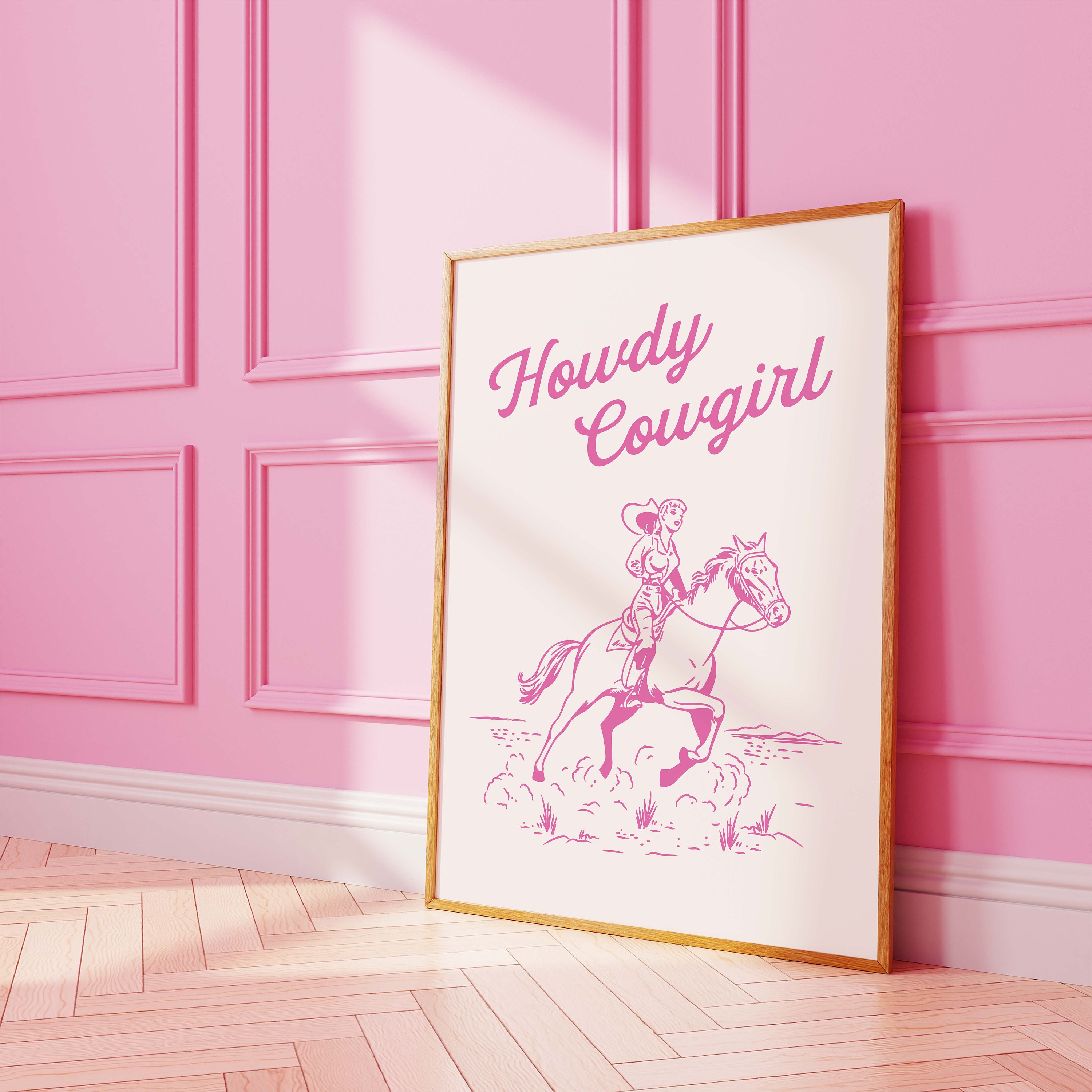 Howdy Cowgirl Print - Image 3