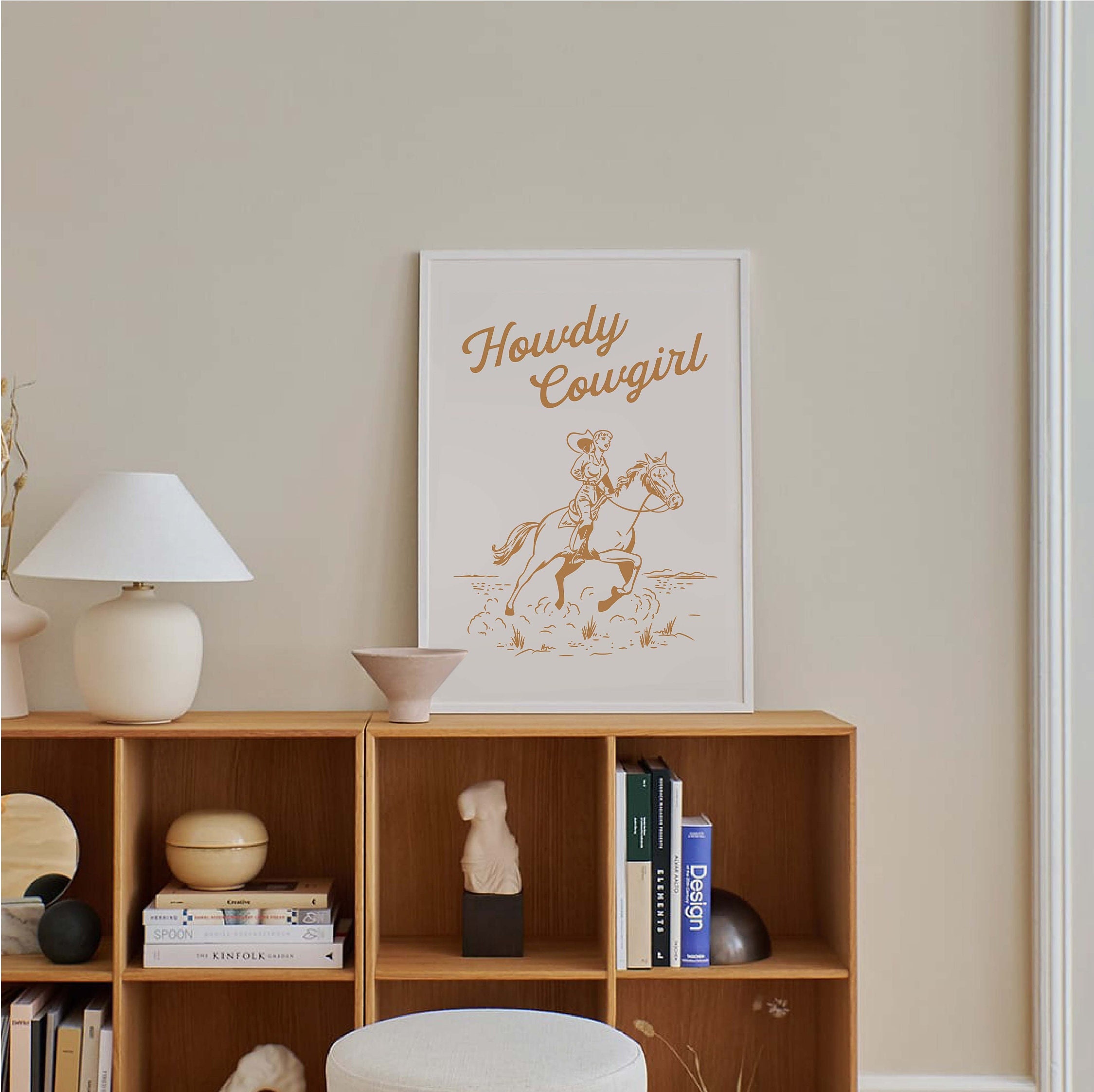Howdy Cowgirl Print - Image 3