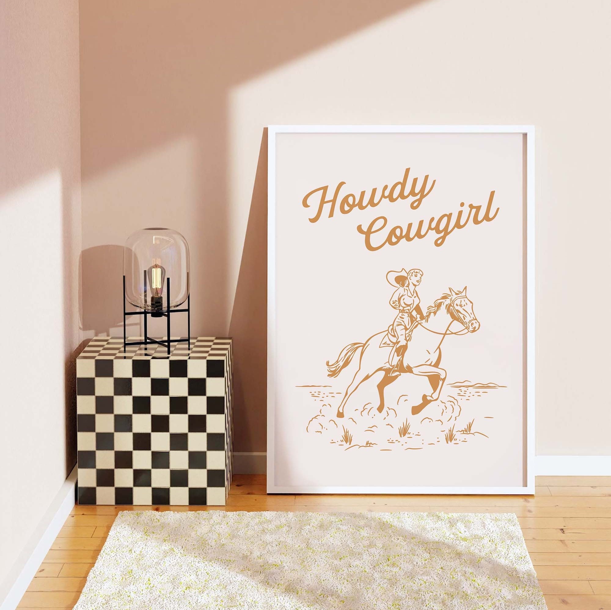 Howdy Cowgirl Print - Image 4