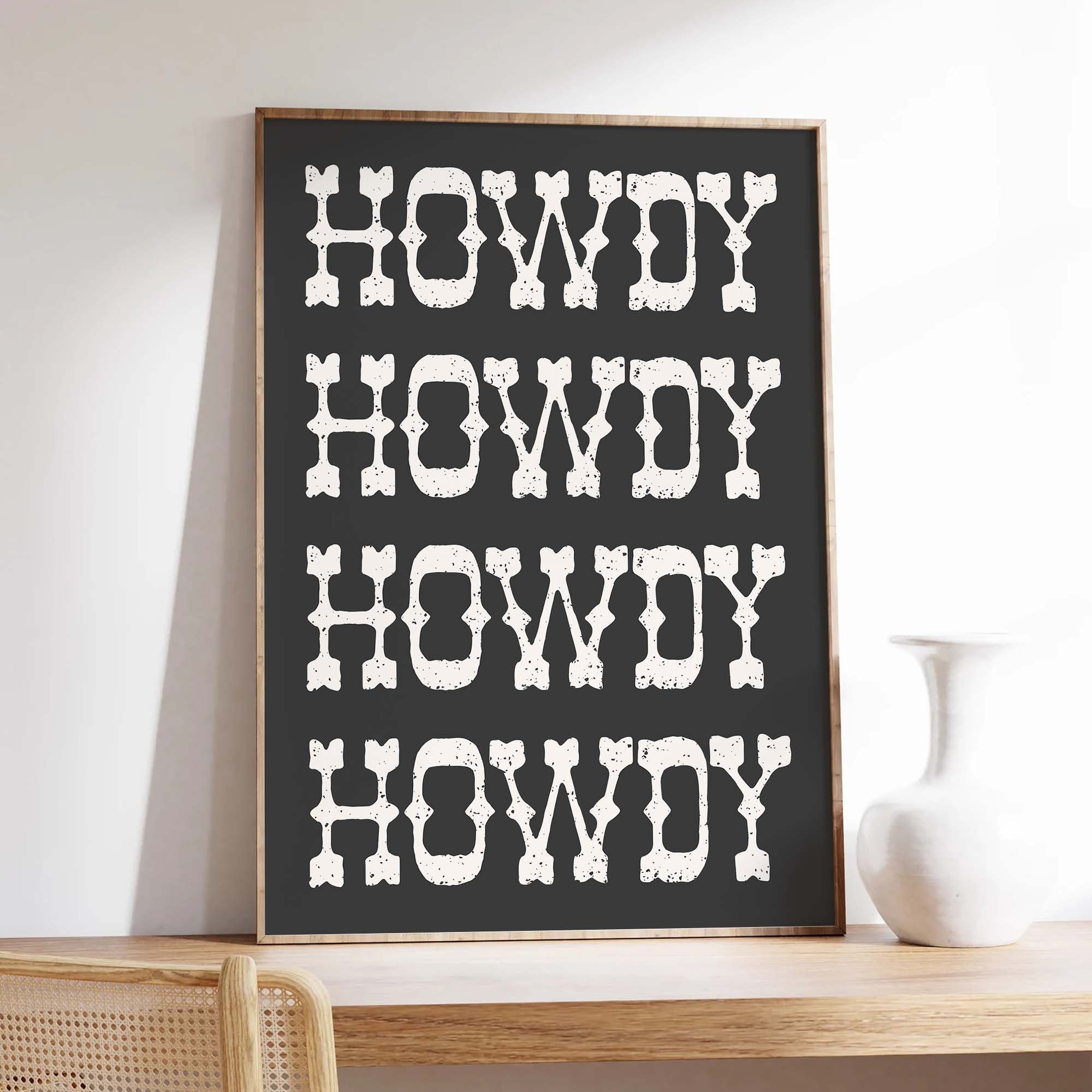 Howdy Print