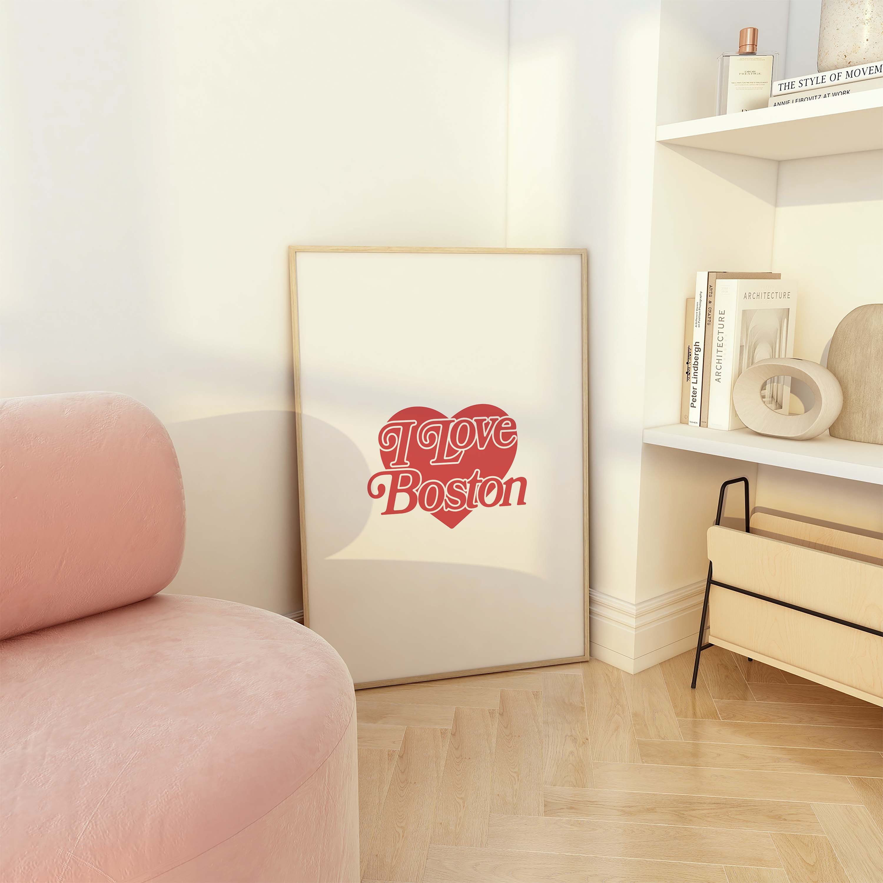 I Love Boston Print - Image 3