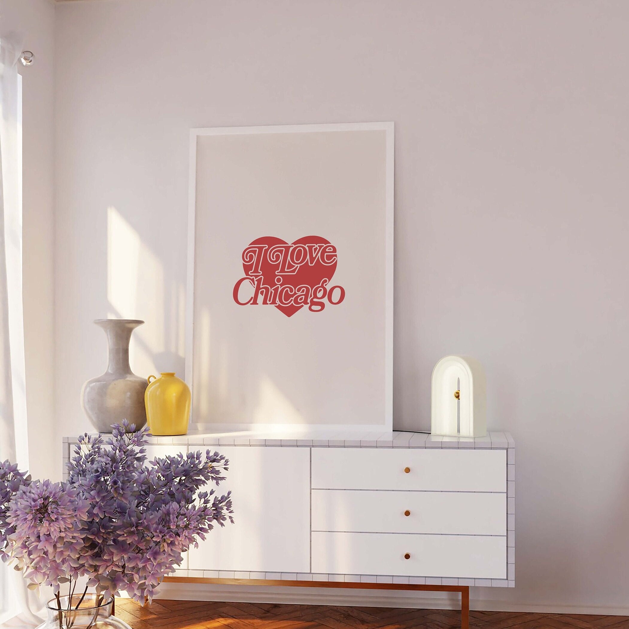 I Love Chicago Print