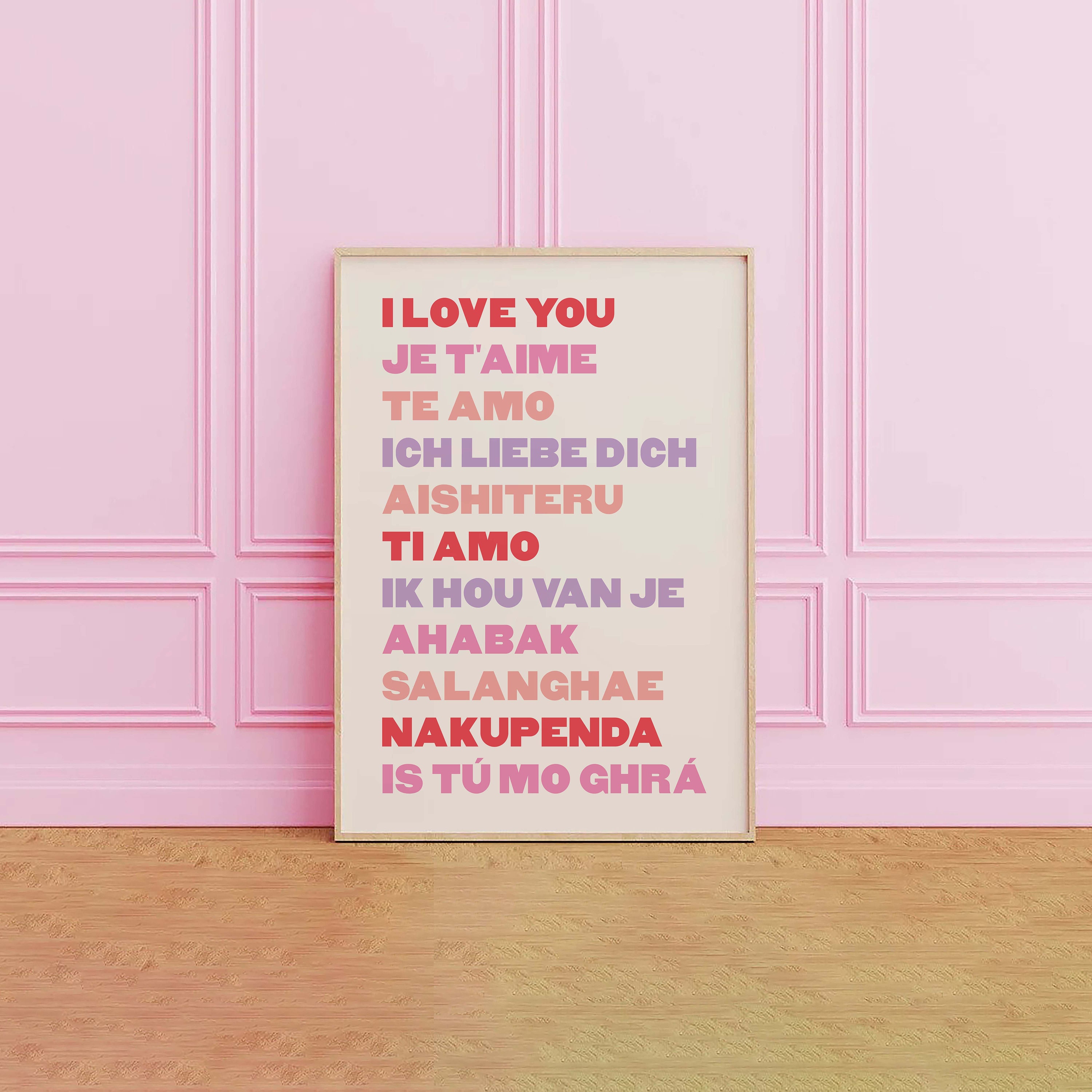 I Love You Print - Image 2