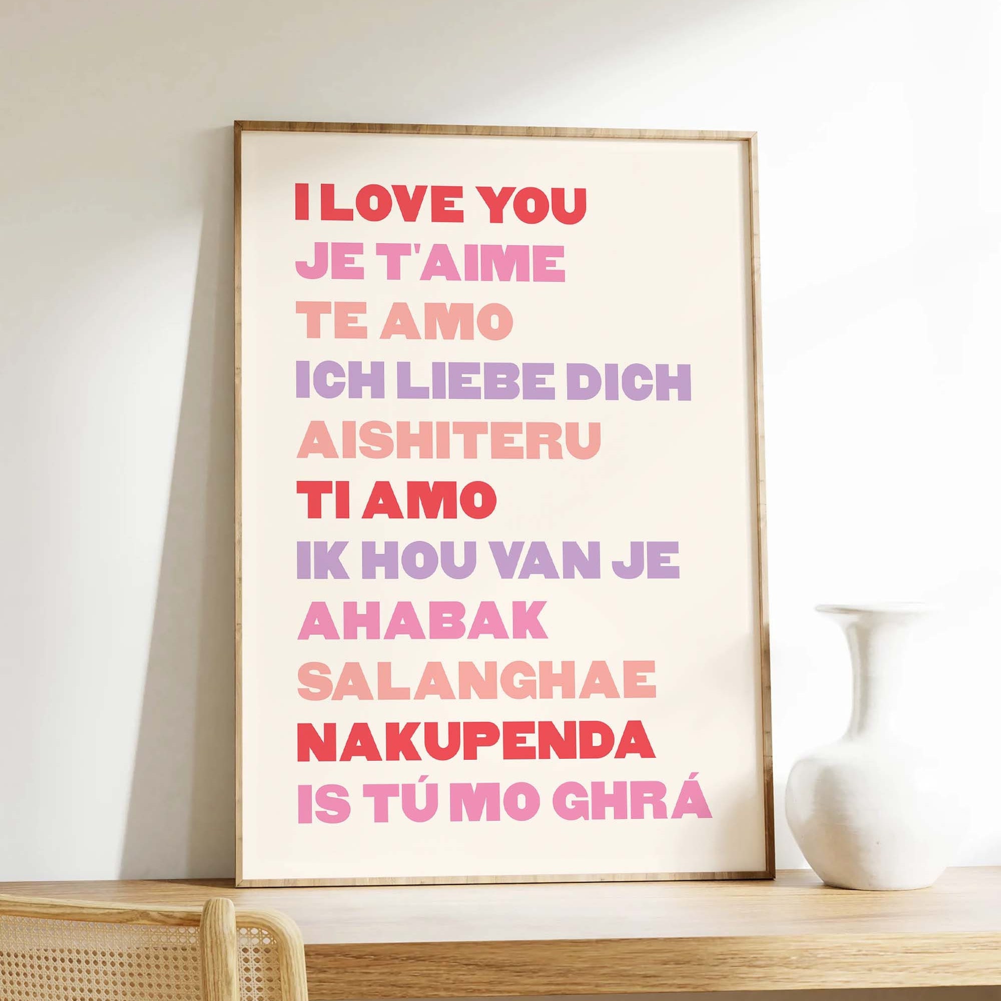 I Love You Print - Image 4