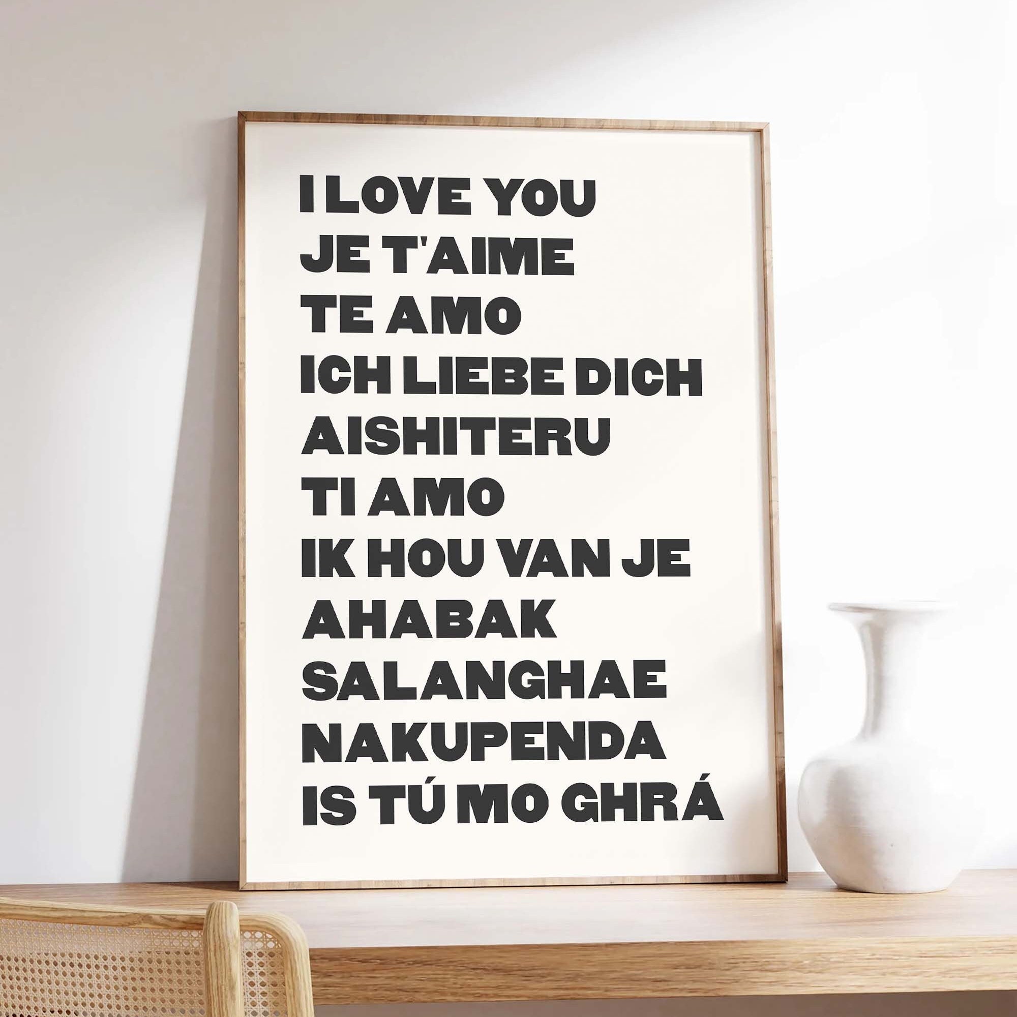 I Love You Print - Image 3
