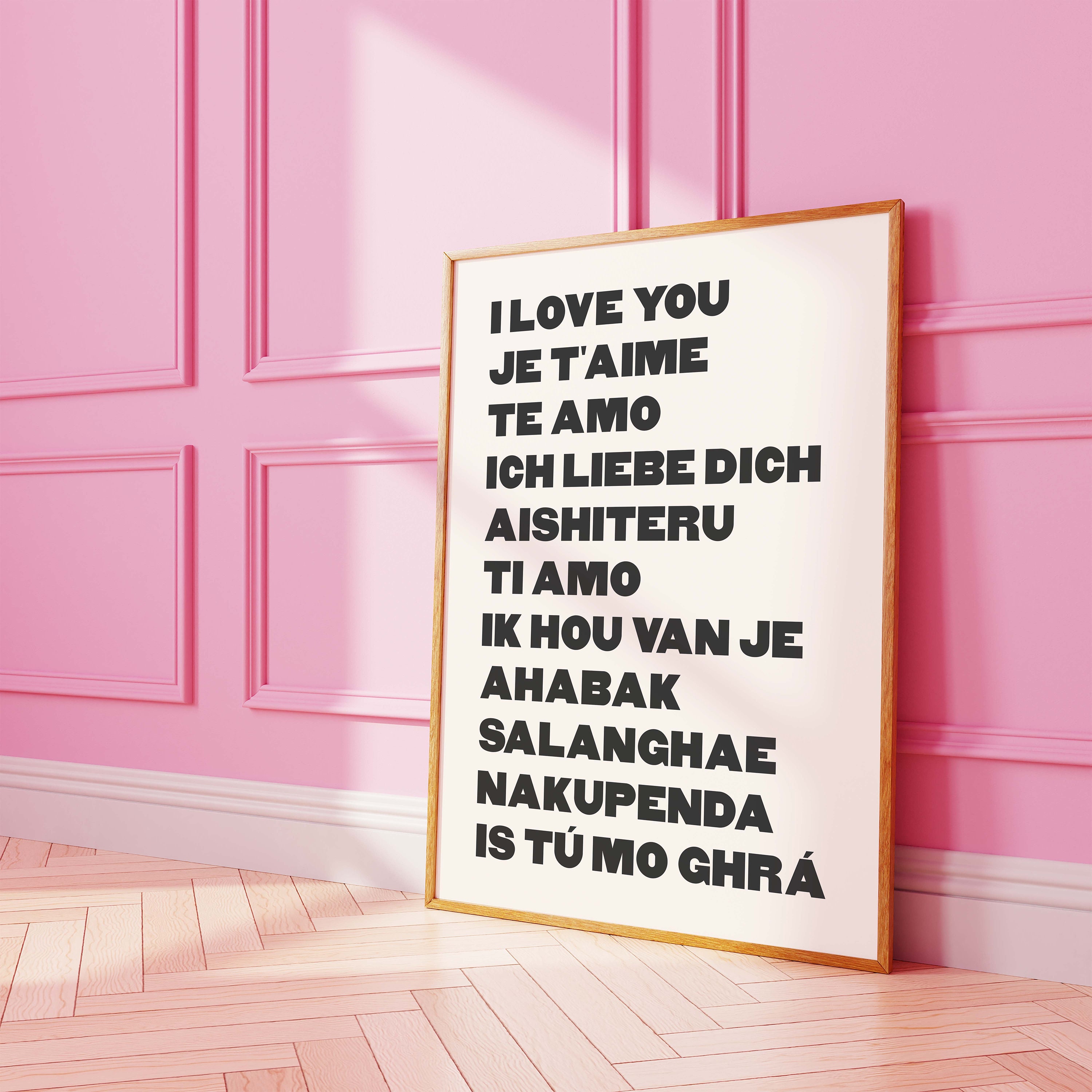 I Love You Print - Image 5