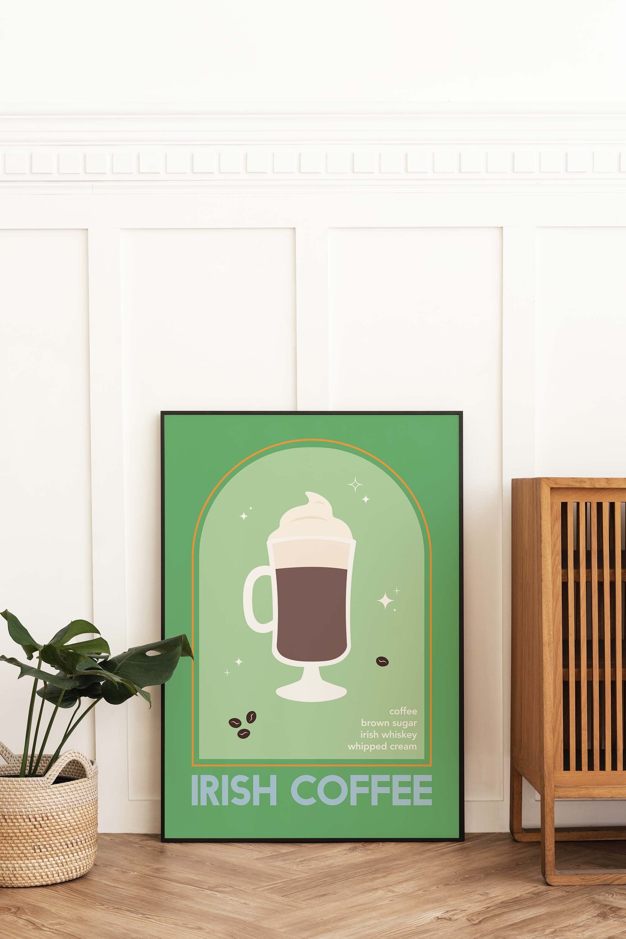 Irish Coffee Cocktail Print - Image 5