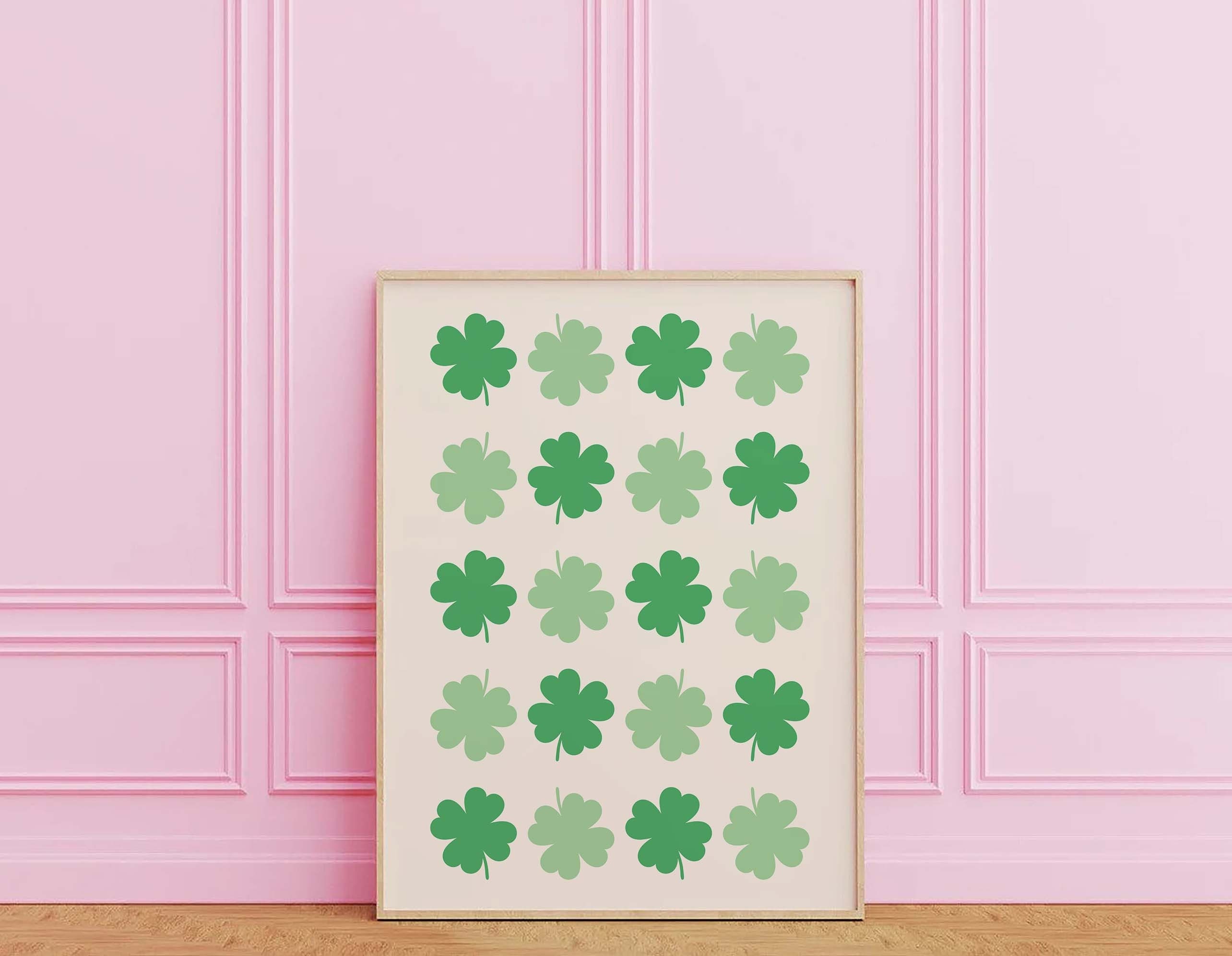 Irish Shamrocks Print