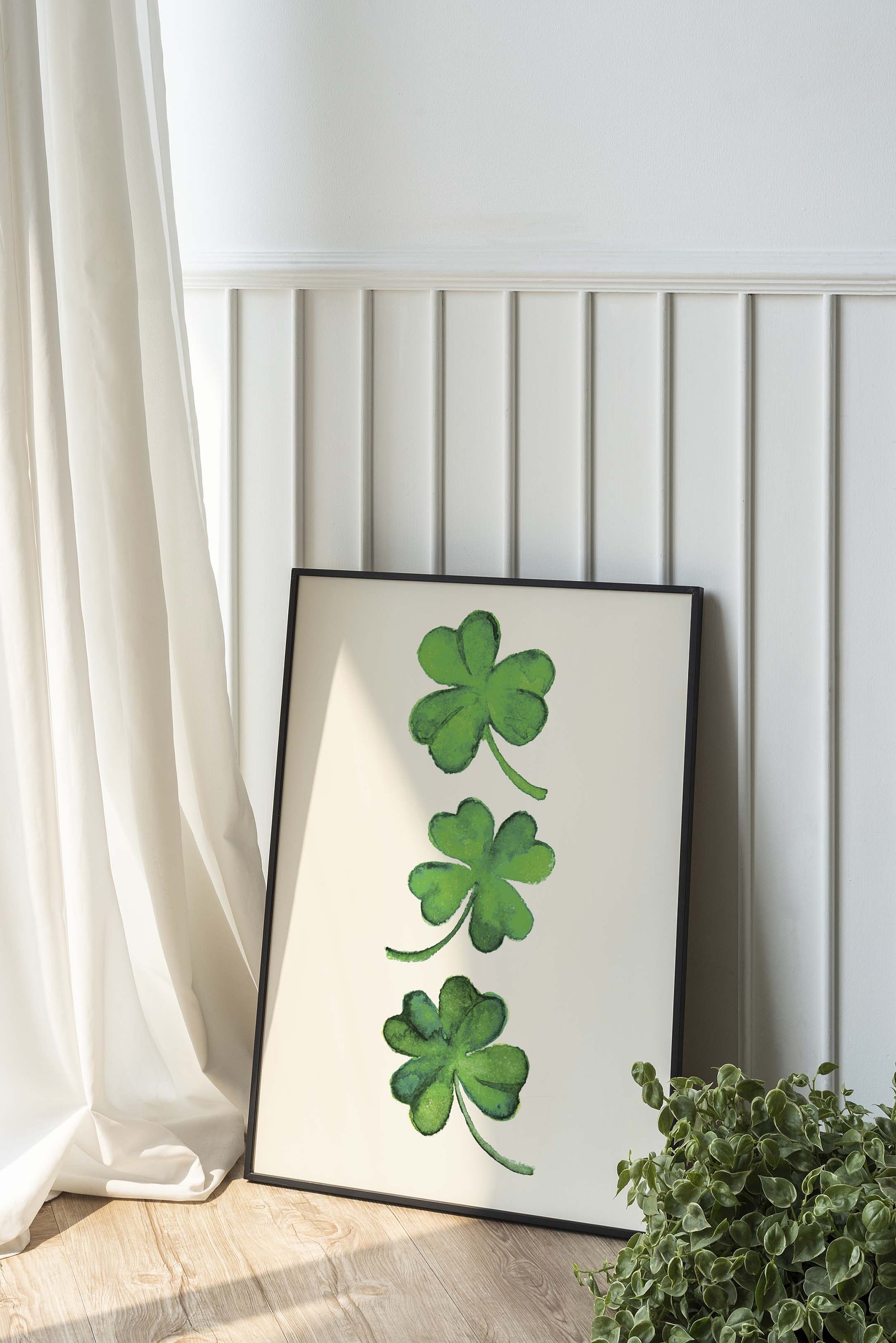Irish Shamrocks Print - Image 2