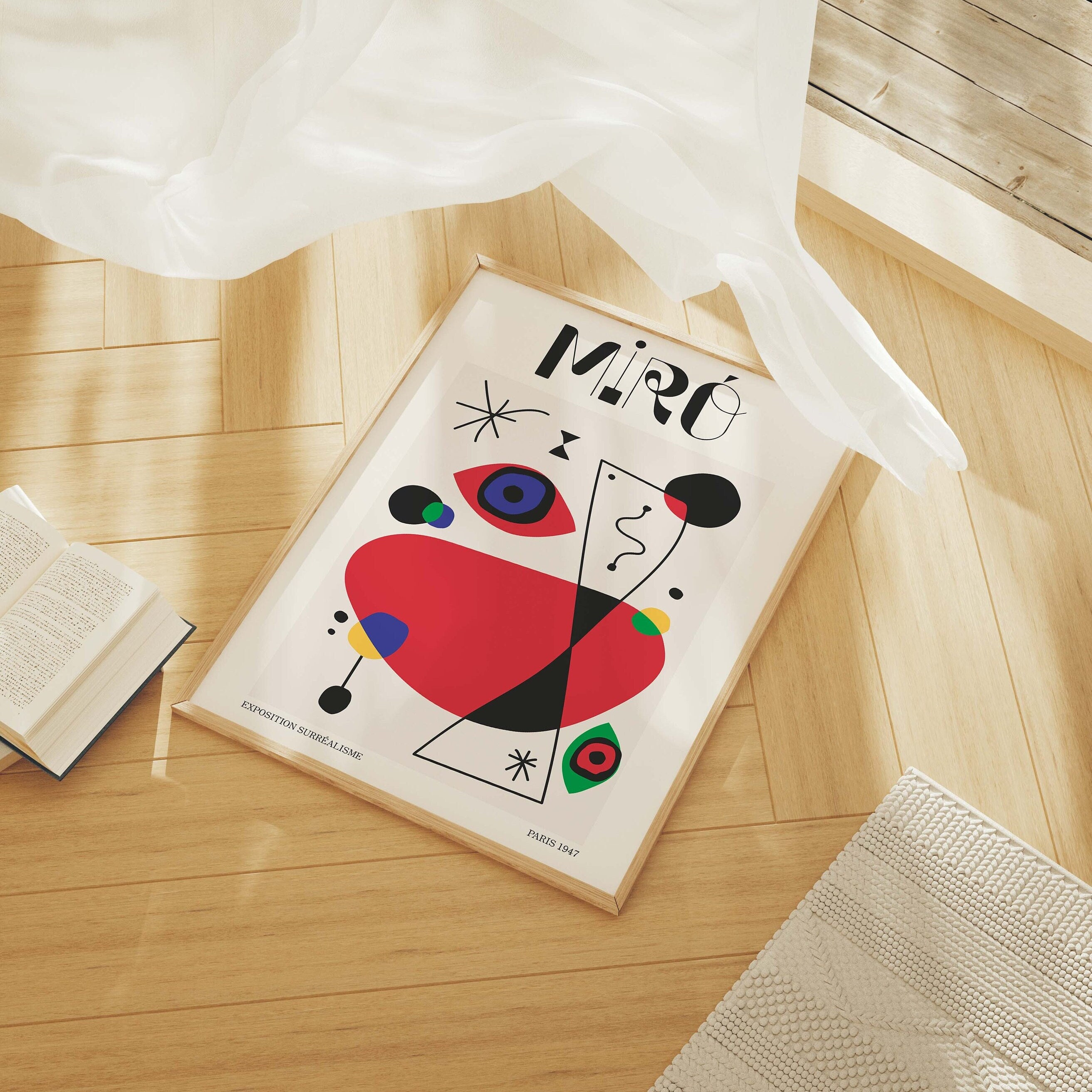 Joan Miro Exhibition Print - Image 2