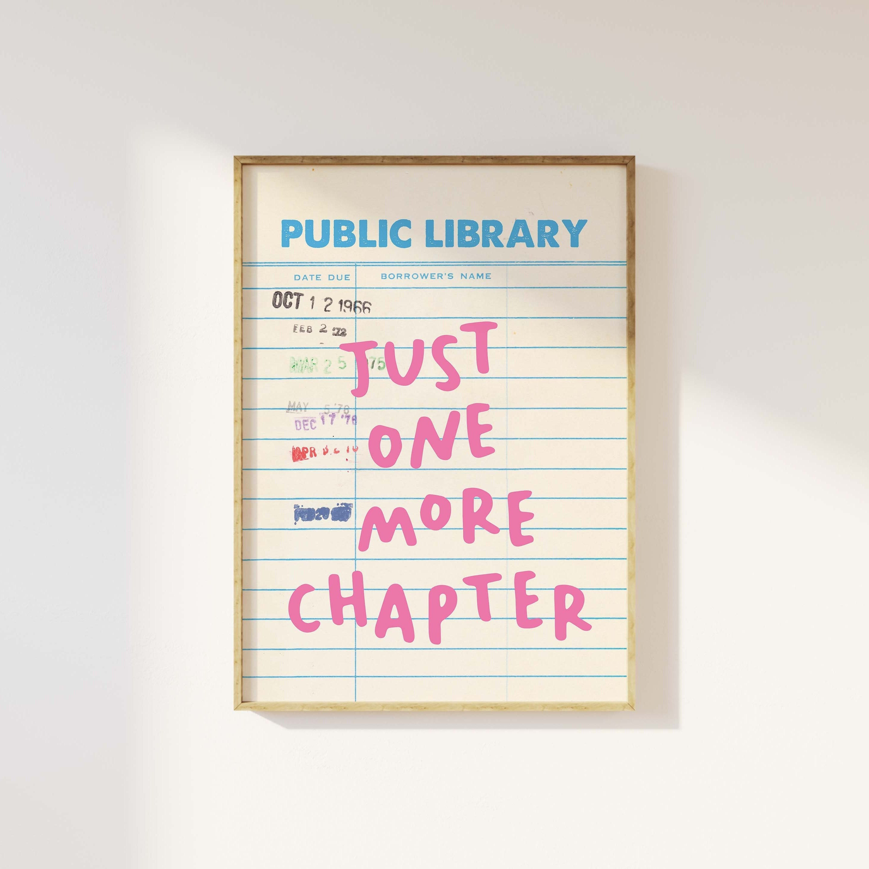 Just One More Chapter Print - Image 4