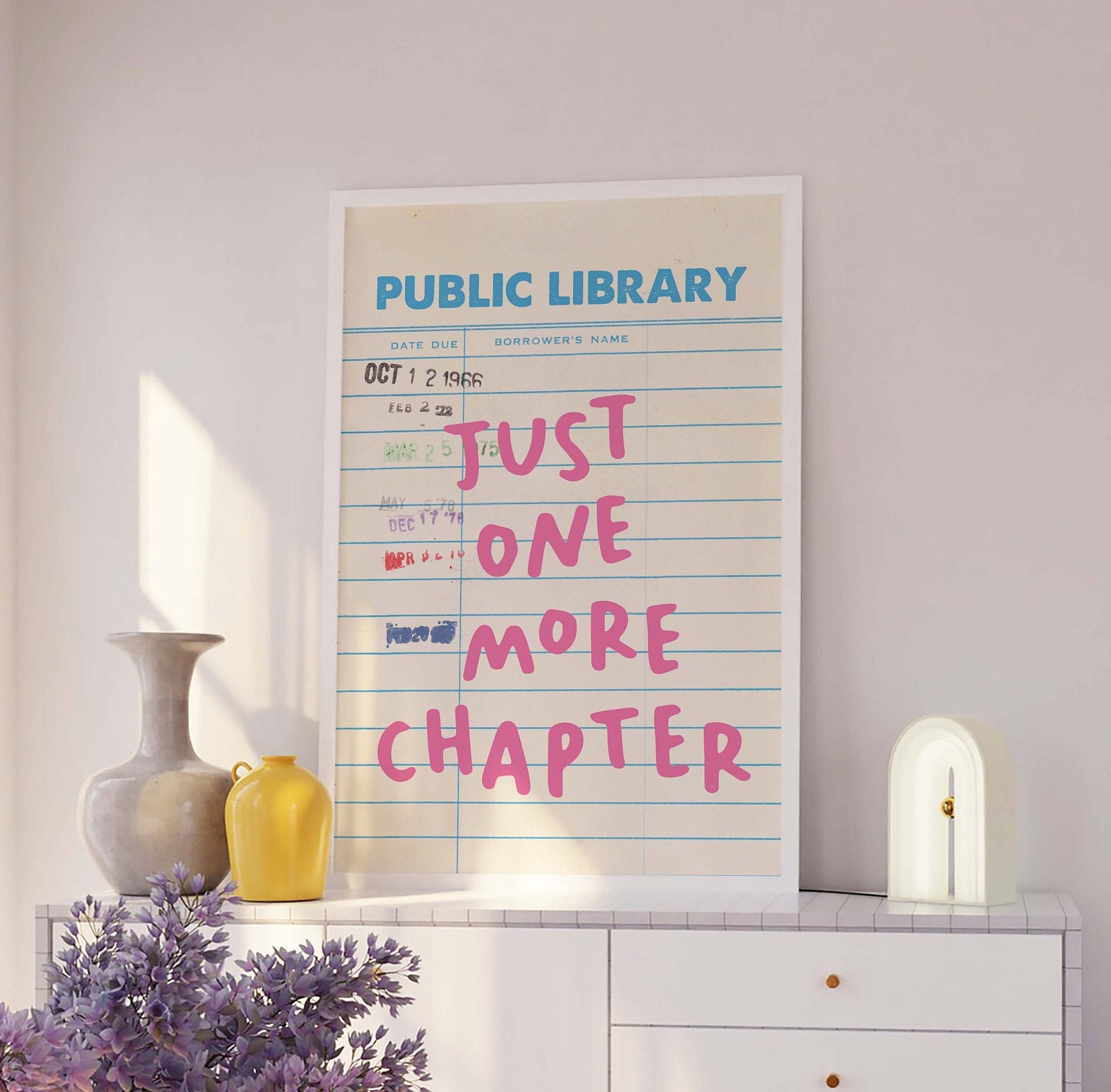 Just One More Chapter Print - Image 3