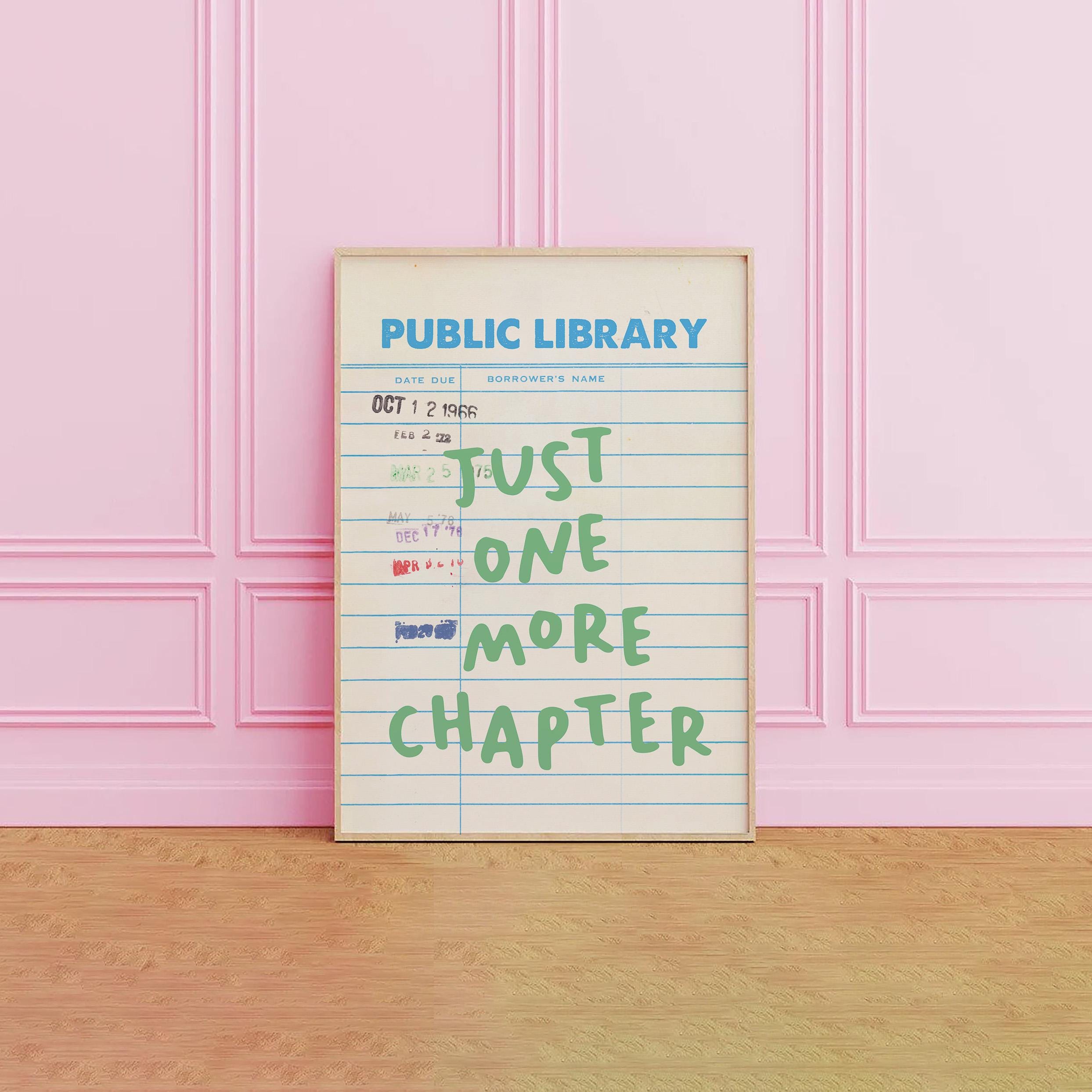 Just One More Chapter Print - Image 3