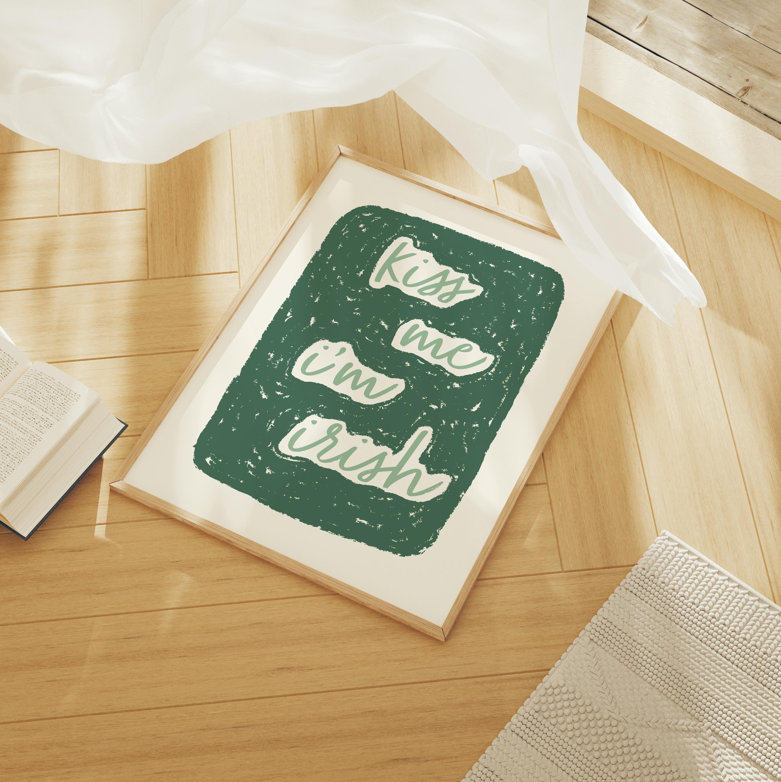 Kiss Me I'm Irish Print - Image 4