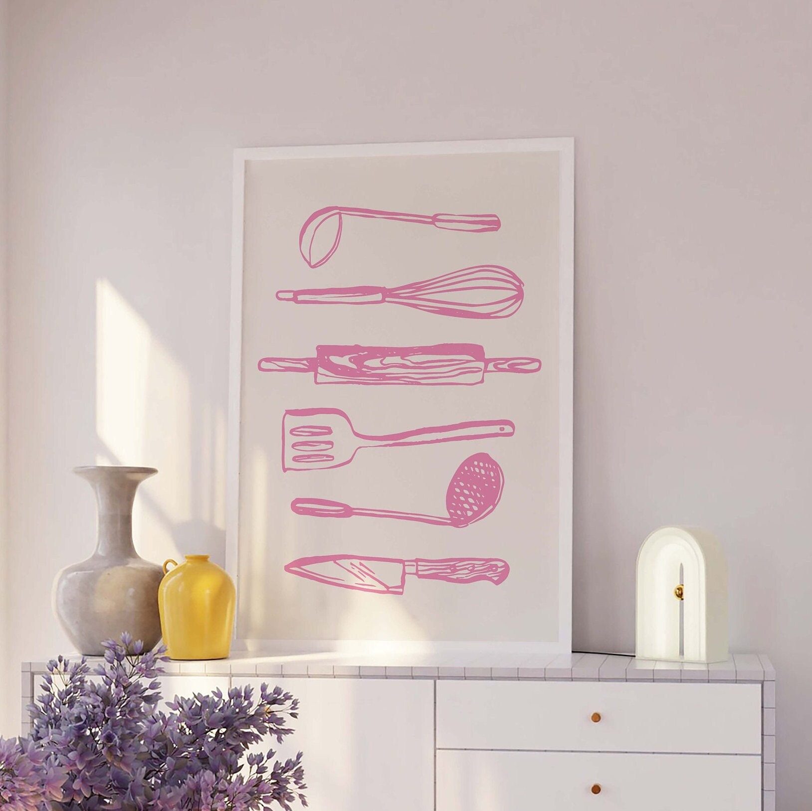 Kitchen Utensils Print - Image 3