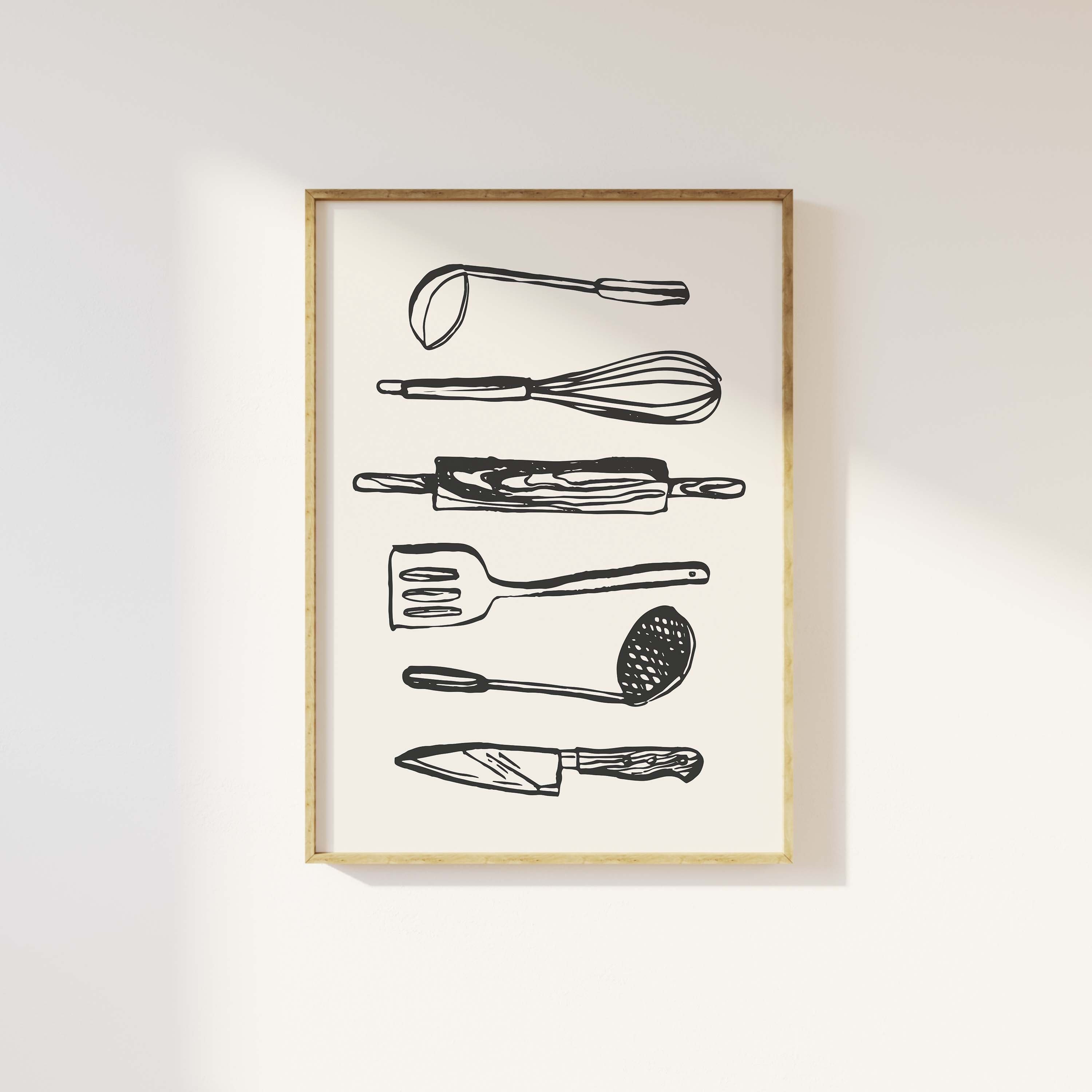 Kitchen Utensils Print - Image 5