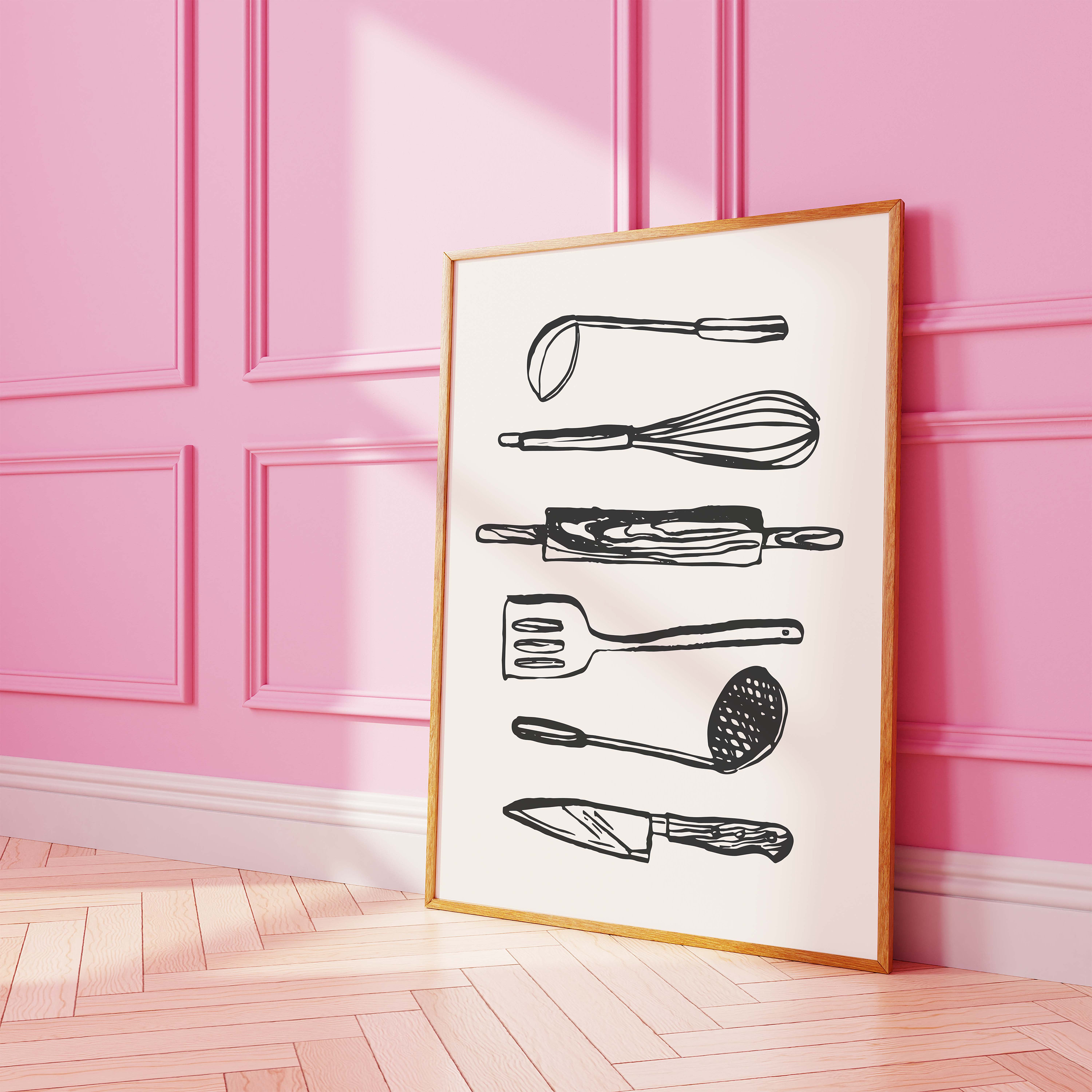 Kitchen Utensils Print - Image 3
