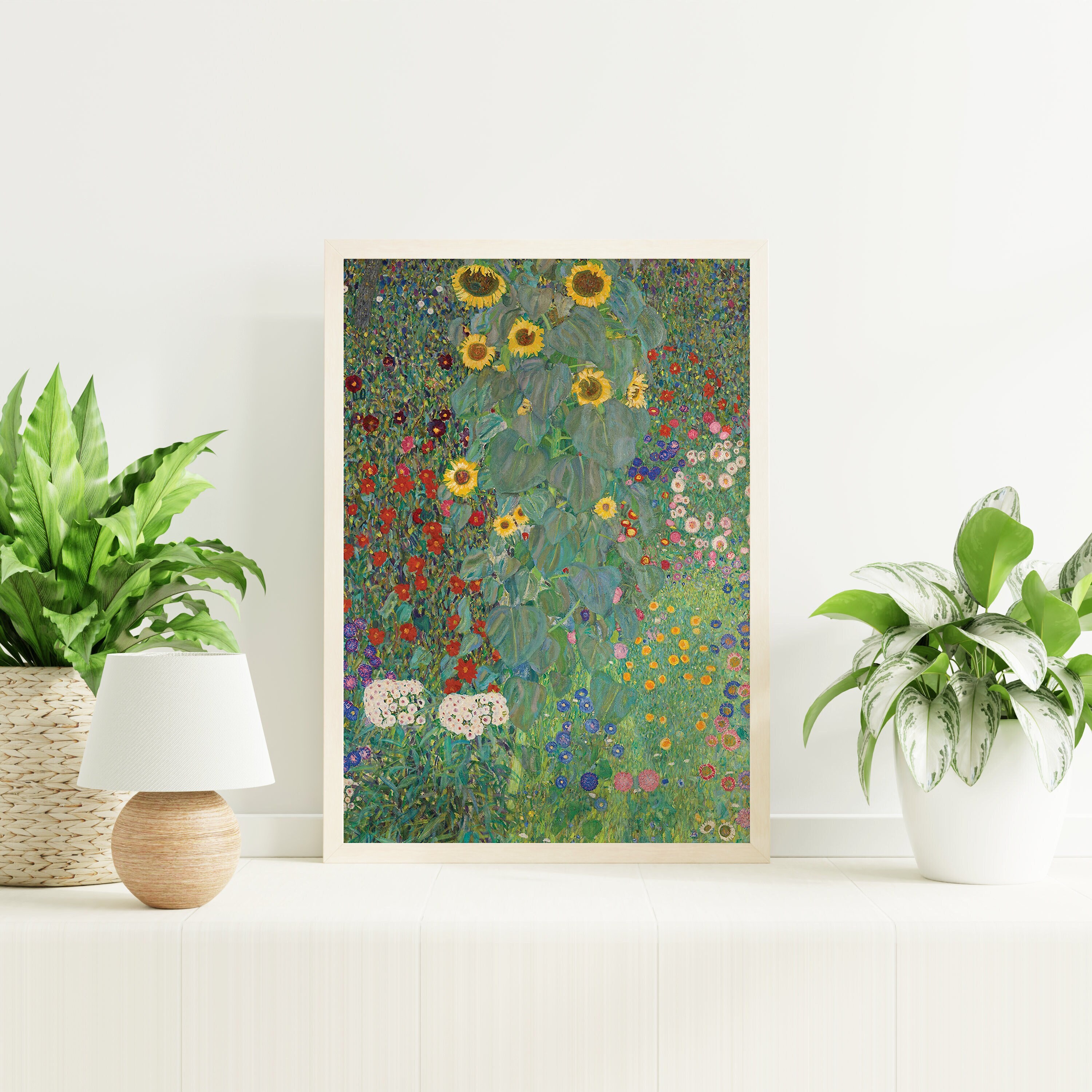 Klimt Garden Painting Print