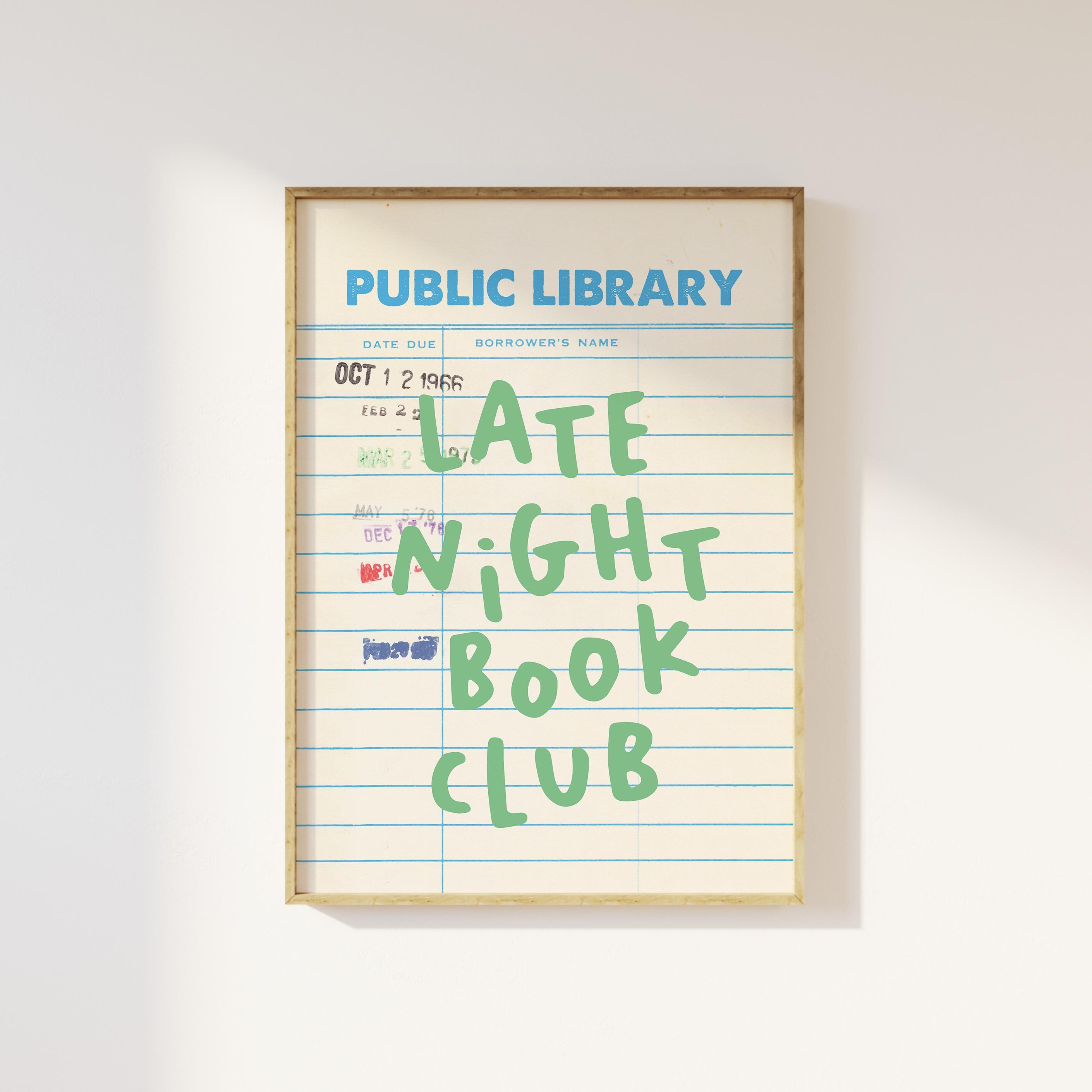 Late Night Book Club Print - Image 5