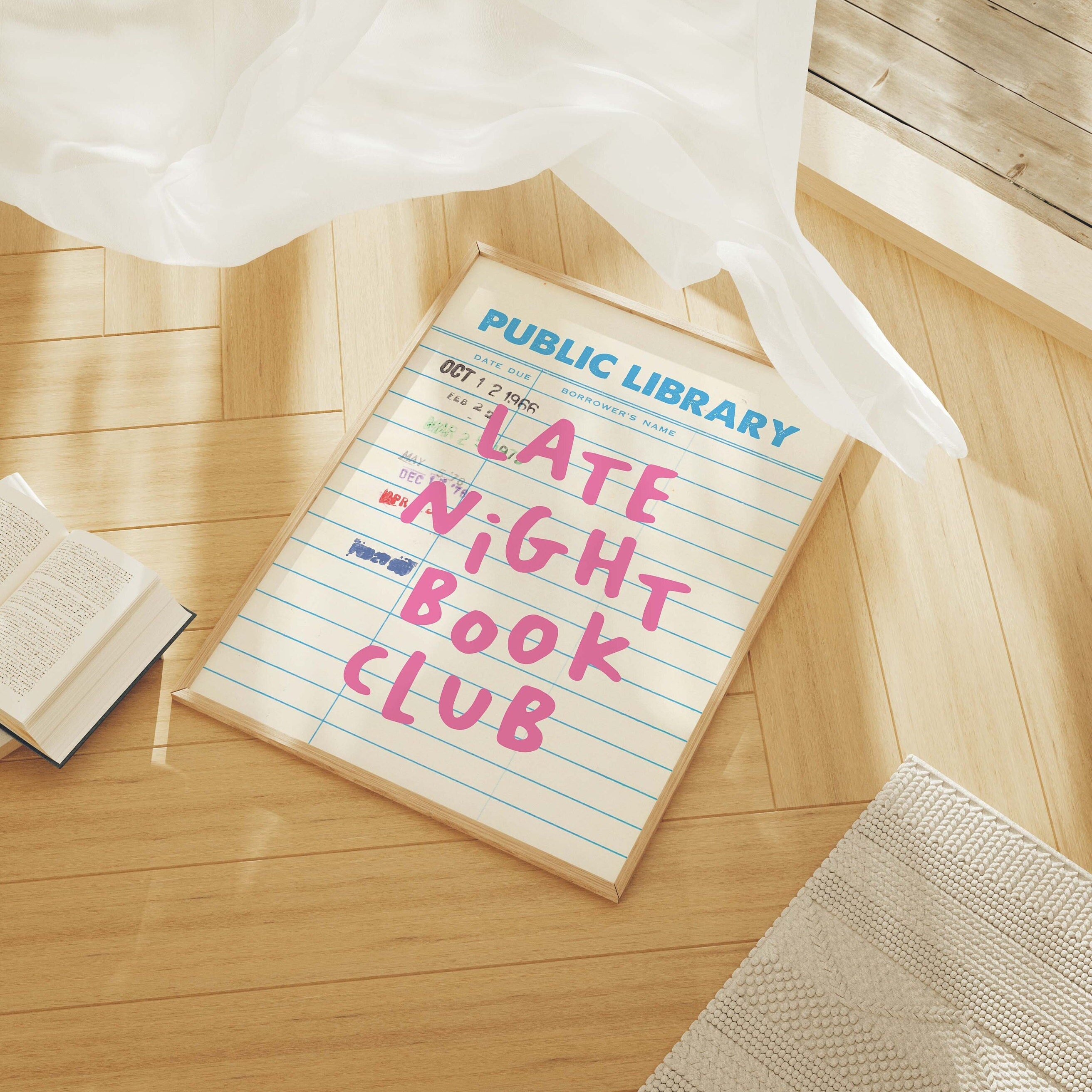 Late Night Book Club Print - Image 2