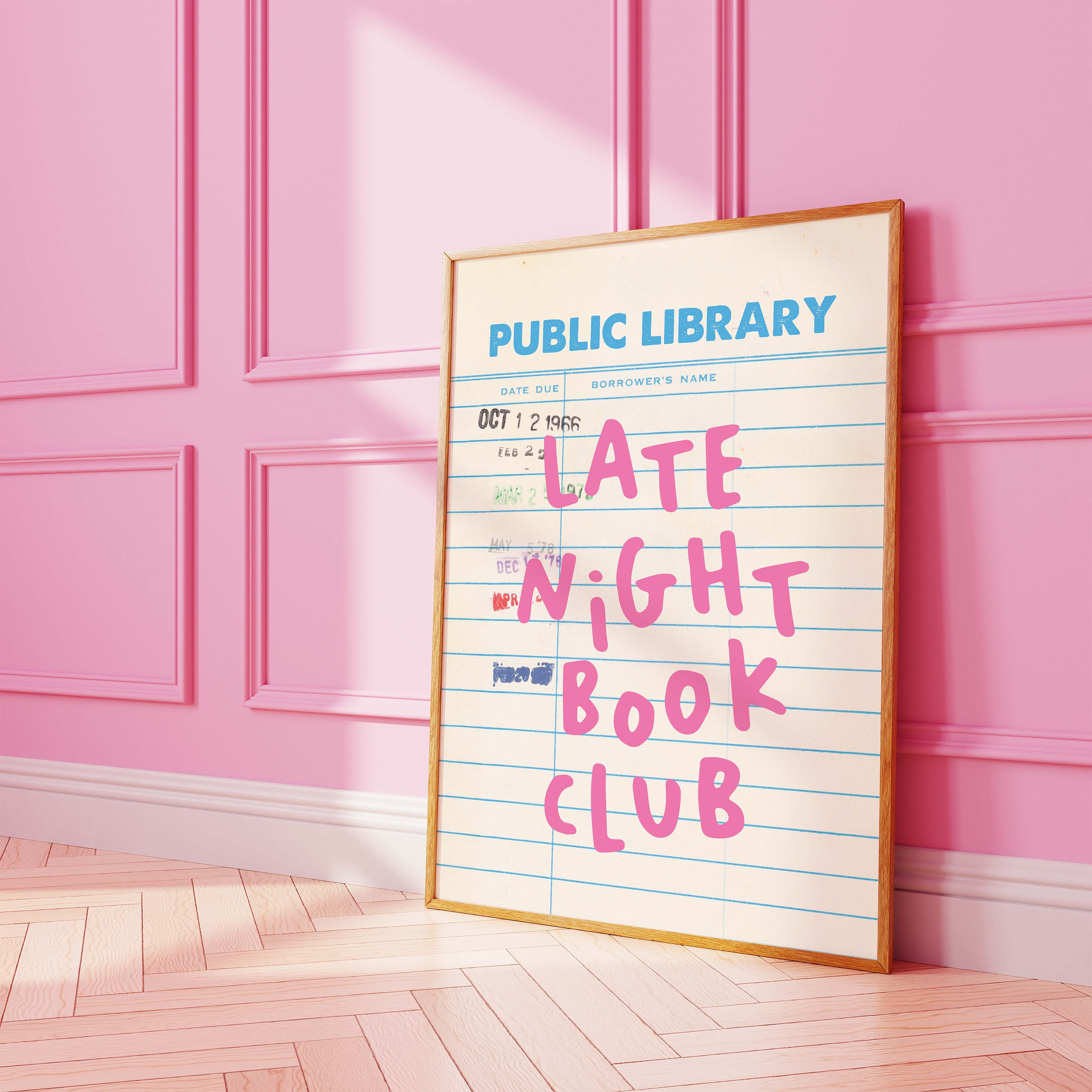 Late Night Book Club Print - Image 3