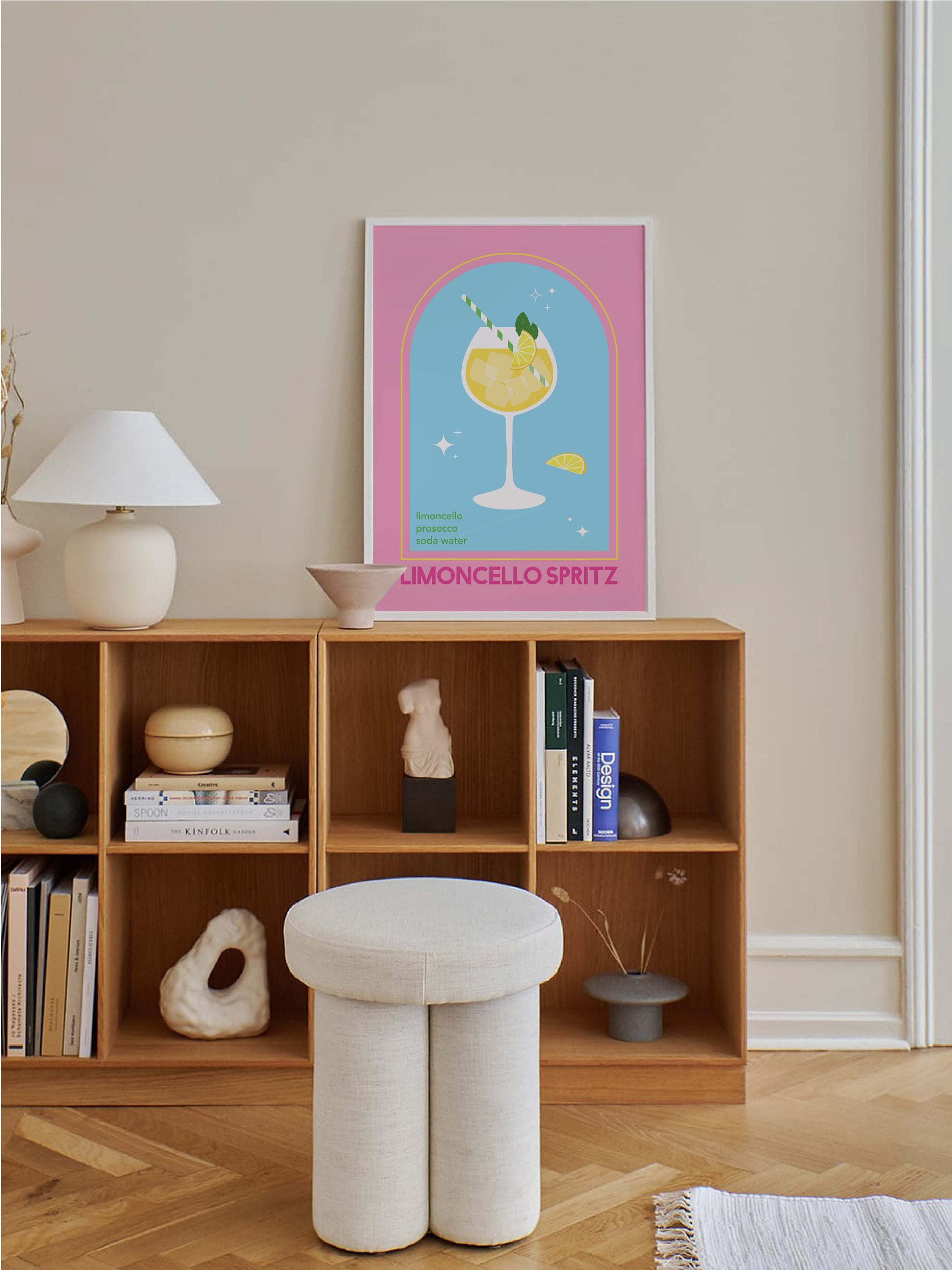 Limoncello Spritz Cocktail Print - Image 4