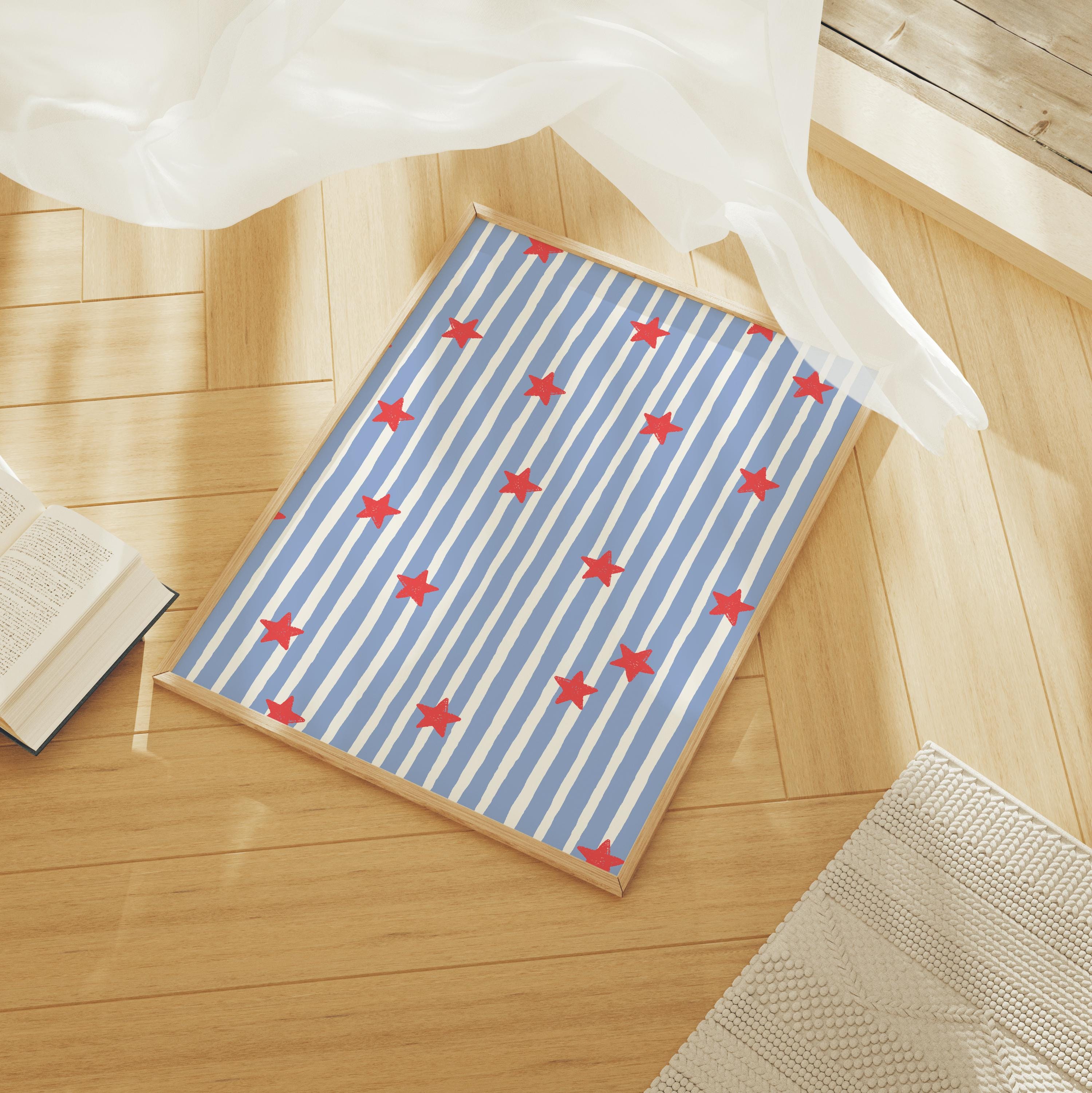 Little Stars Striped Print - Image 3