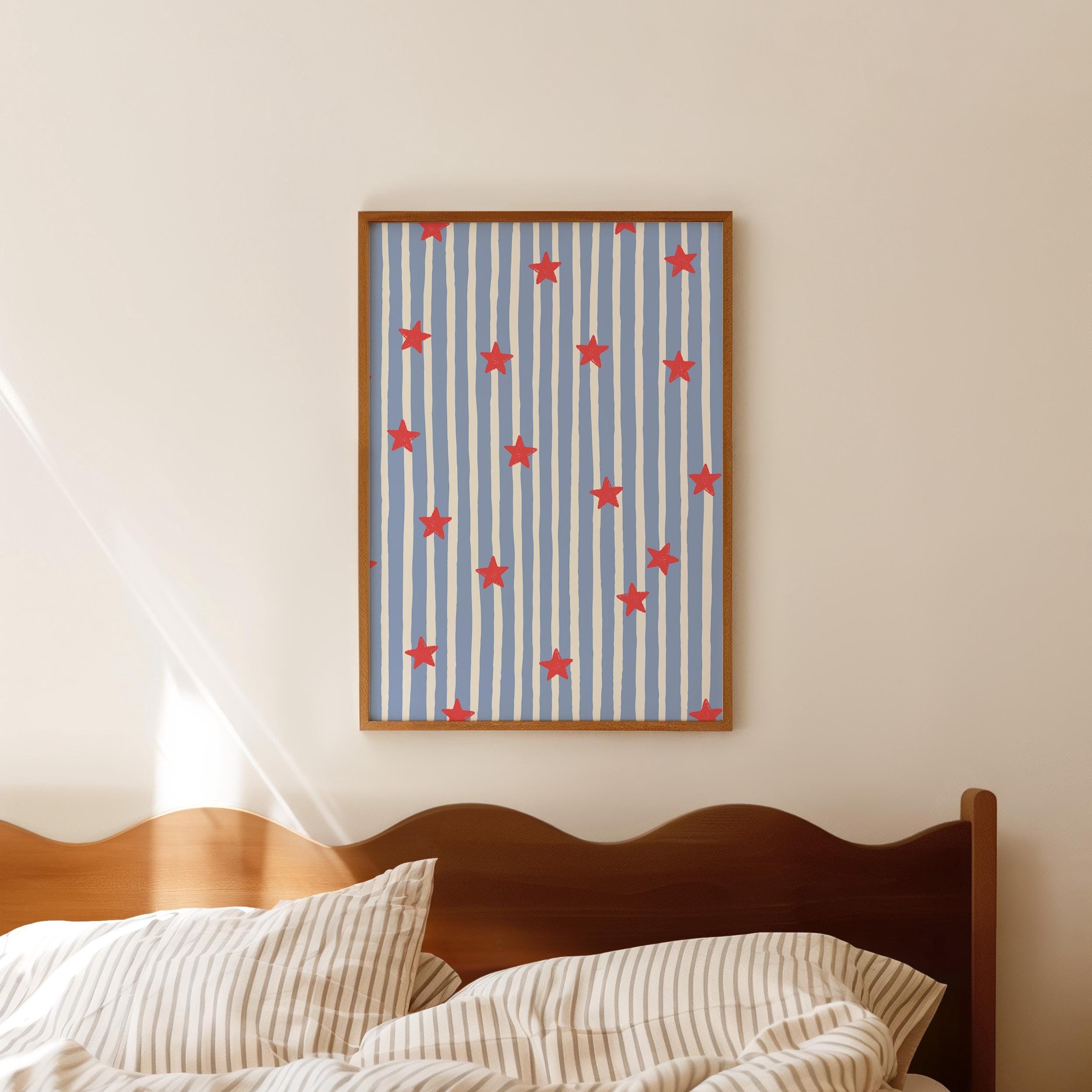 Little Stars Striped Print - Image 4