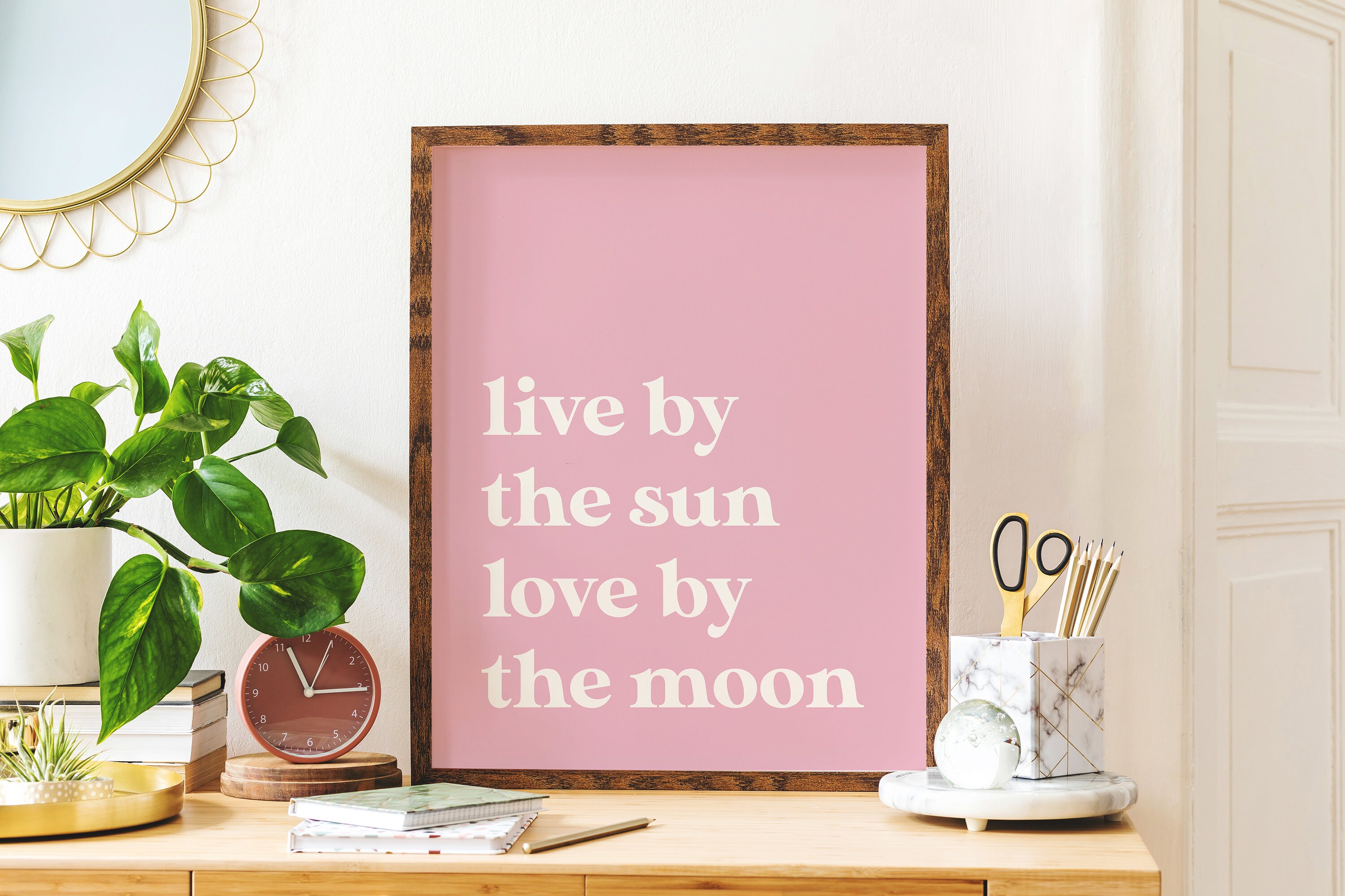 Live by the Sun Quote Print - Image 3