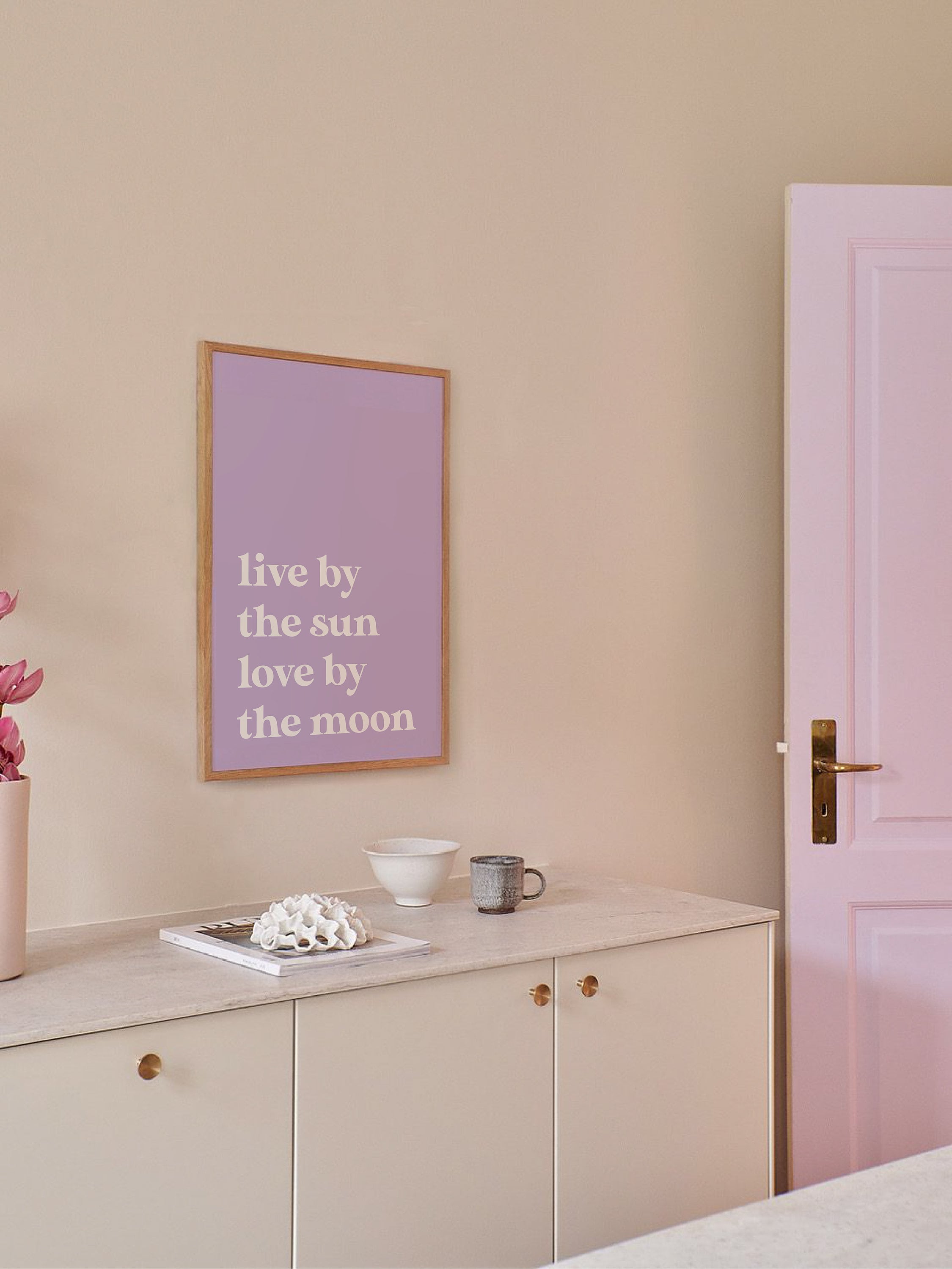 Live by the Sun Quote Print - Image 3