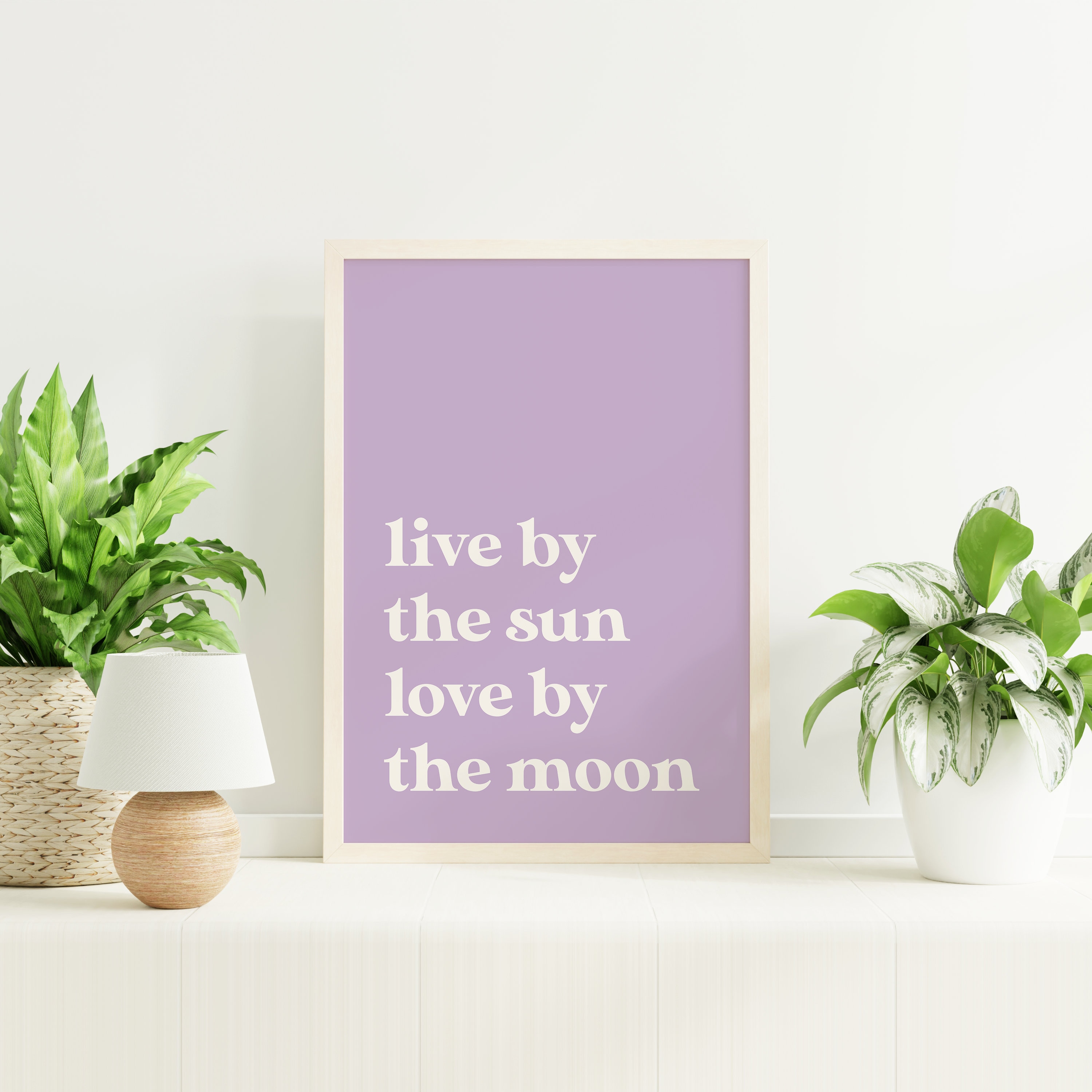 Live by the Sun Quote Print - Image 4