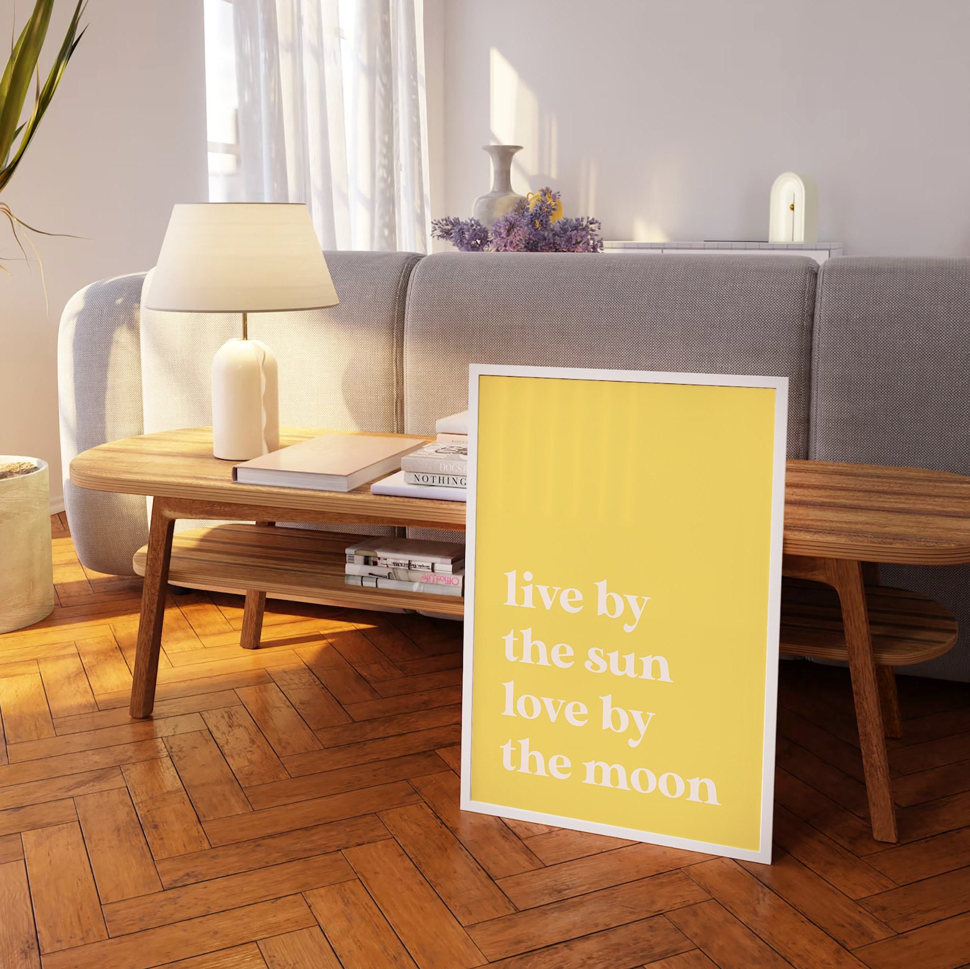 Live by the Sun Quote Print - Image 4