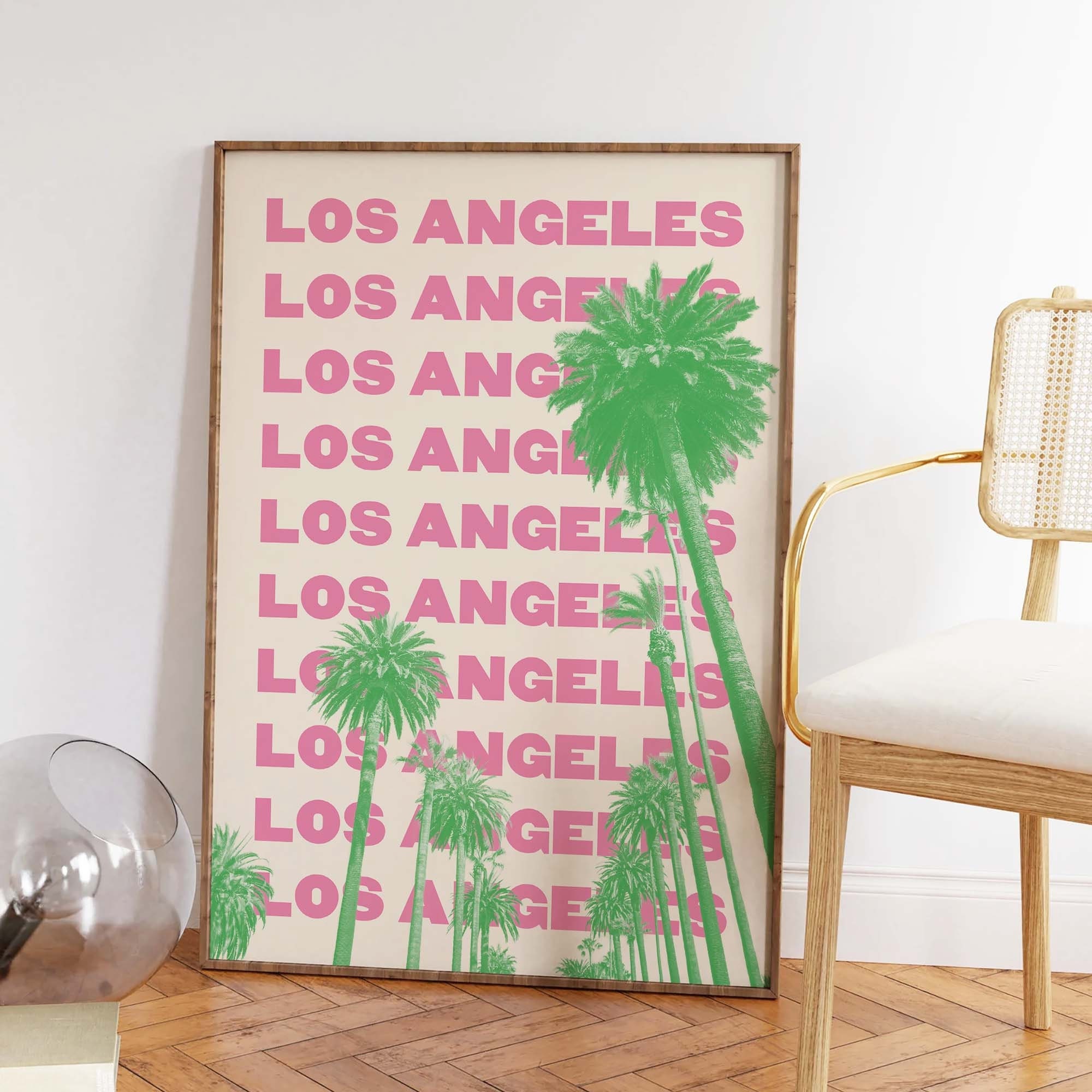 Los Angeles Travel Print - Image 3