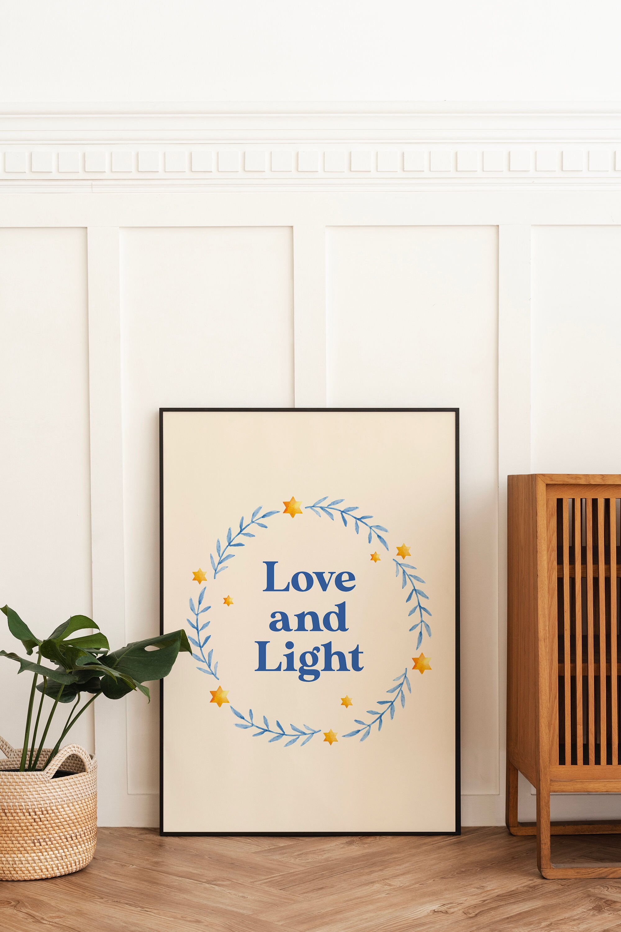 Love and Light Hanukkah Print - Image 3