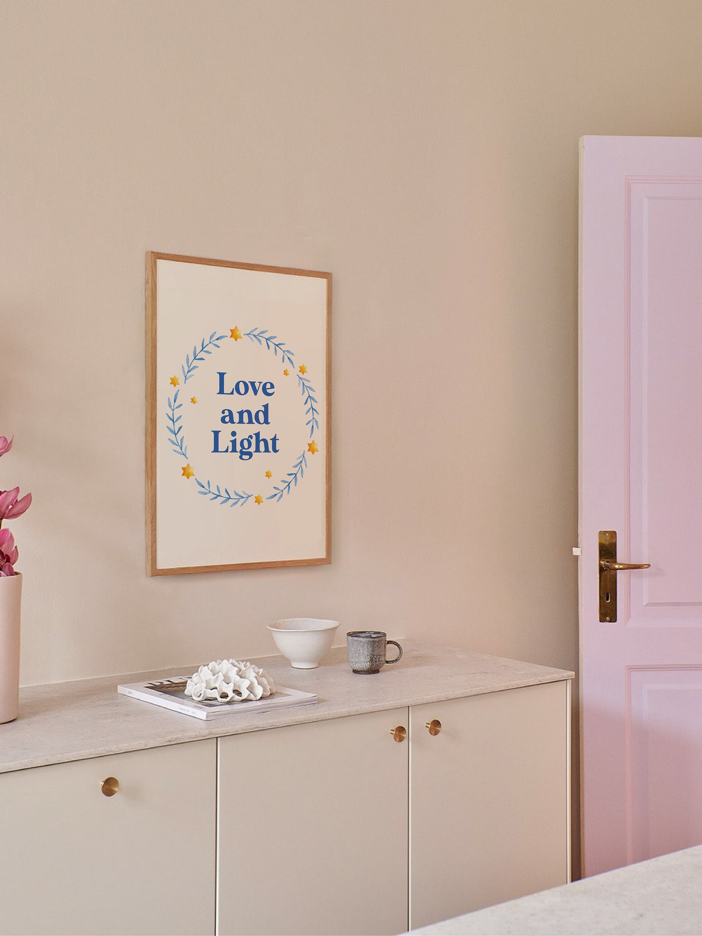Love and Light Hanukkah Print - Image 5