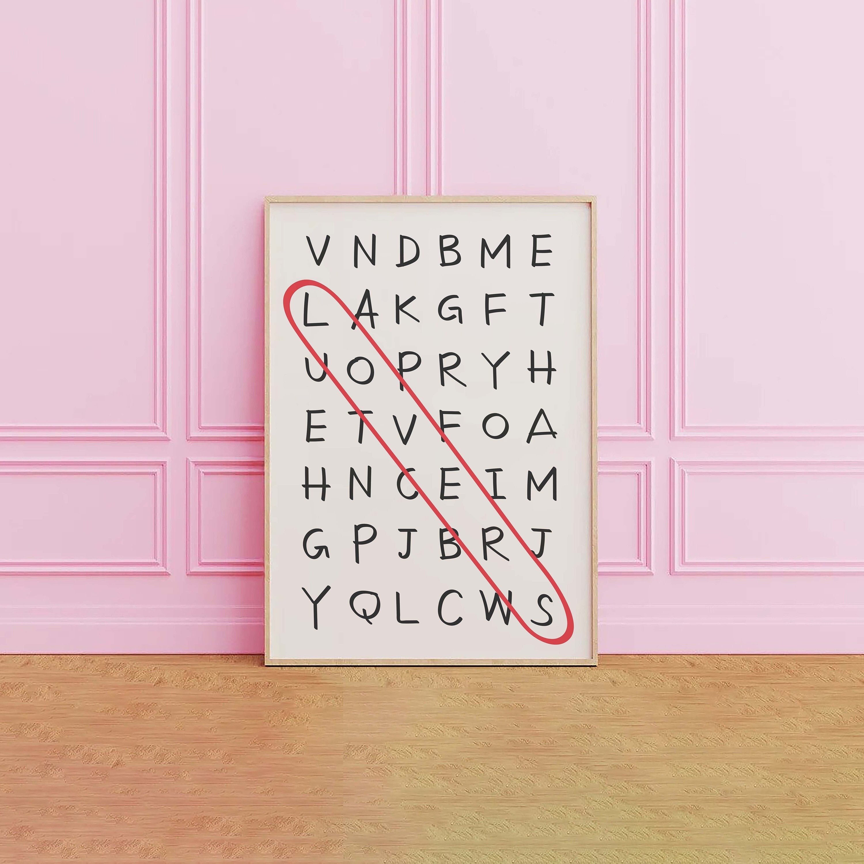 Lovers Word Search Print