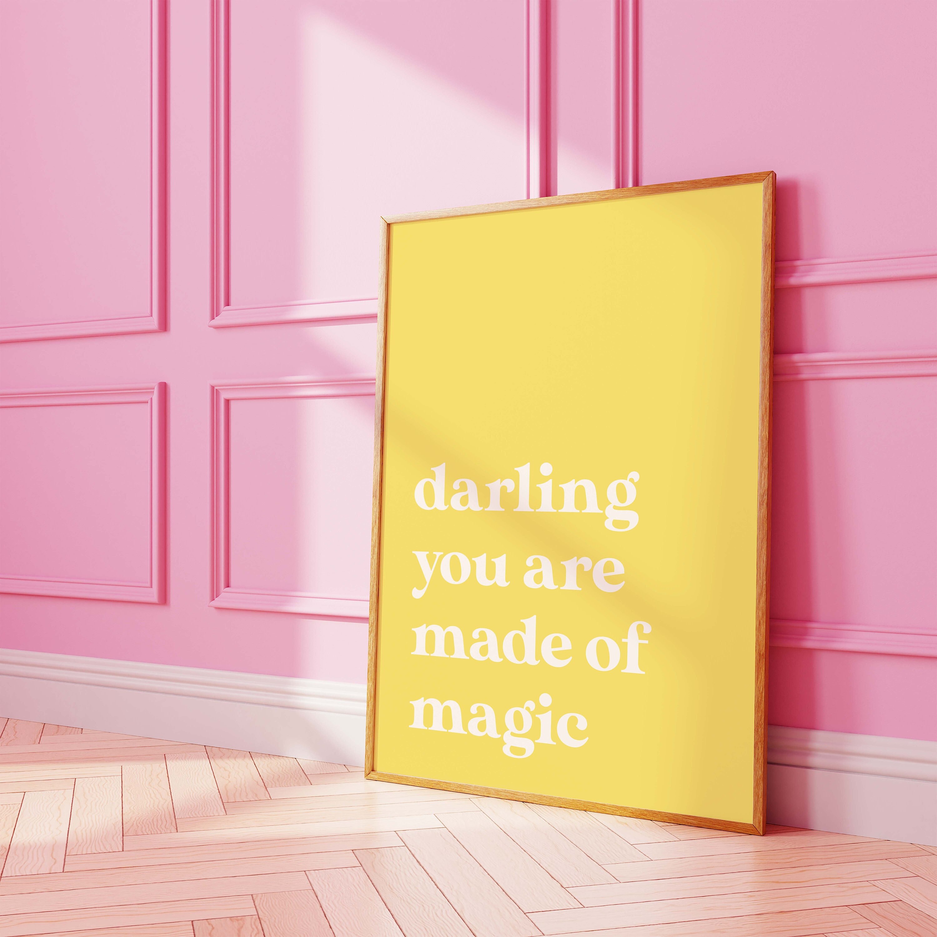 Made of Magic Quote Print
