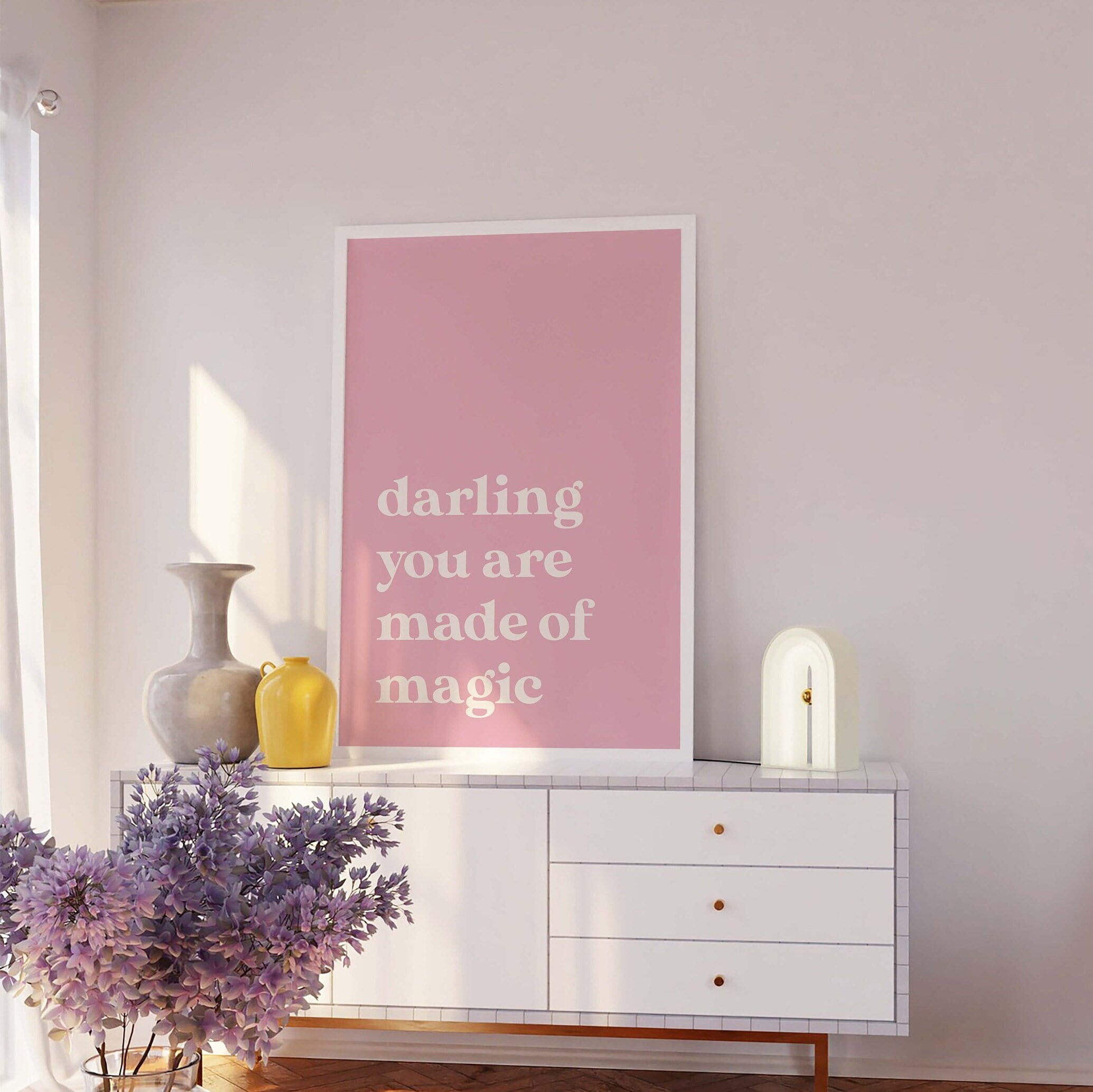 Made of Magic Quote Print