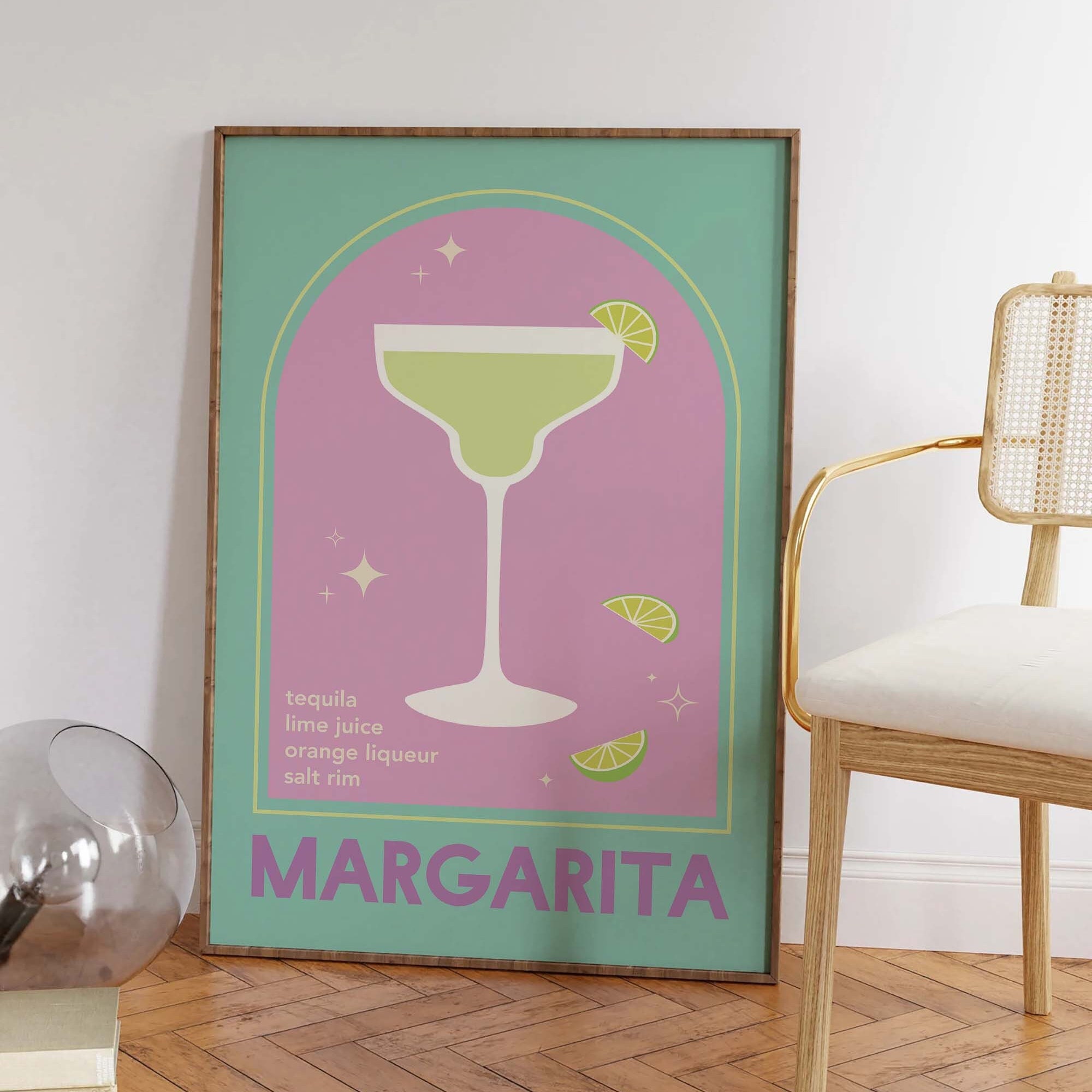 Margarita Cocktail Print - Image 4
