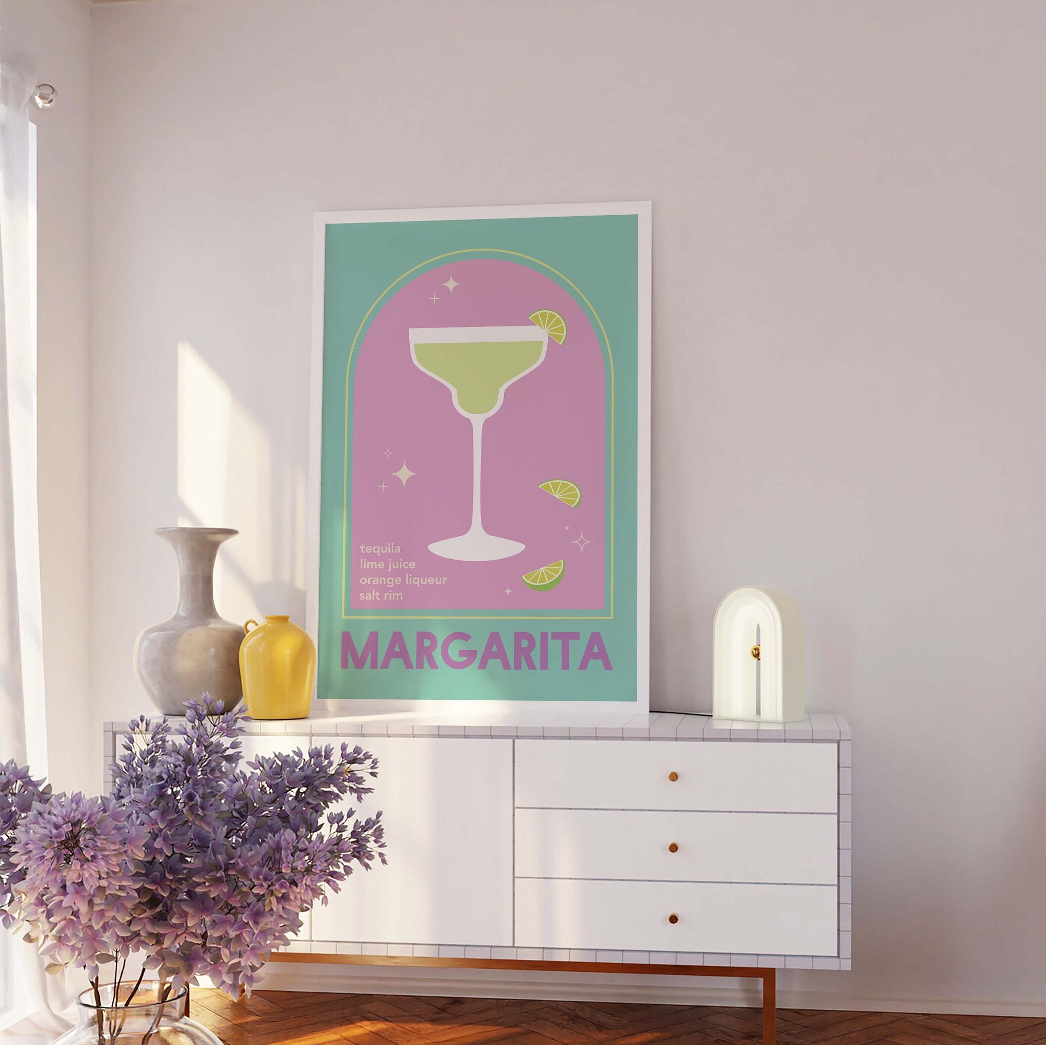 Margarita Cocktail Print - Image 5