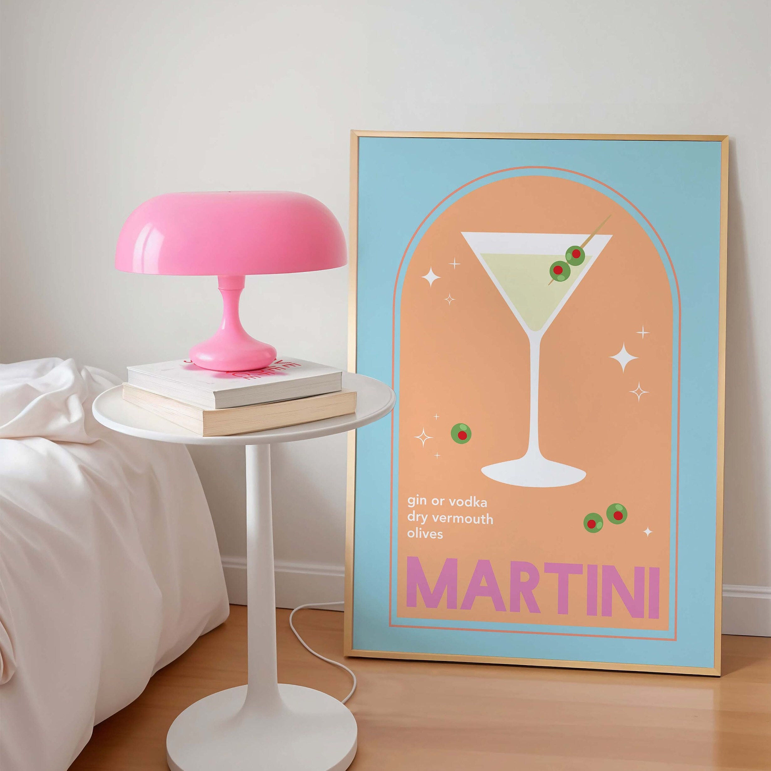 Martini Cocktail Print - Image 3
