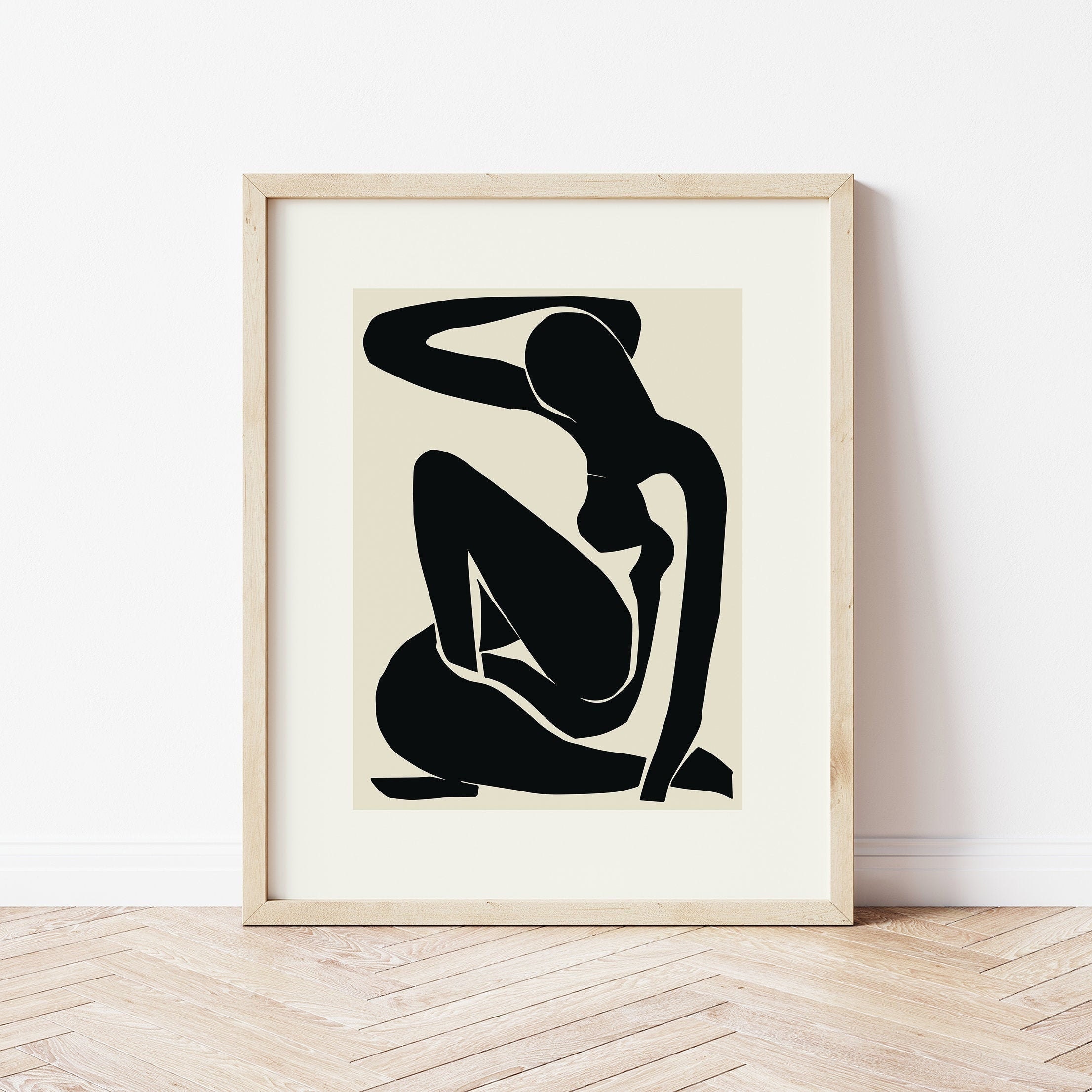 Matisse Exhibition Black Nude Print - Image 3