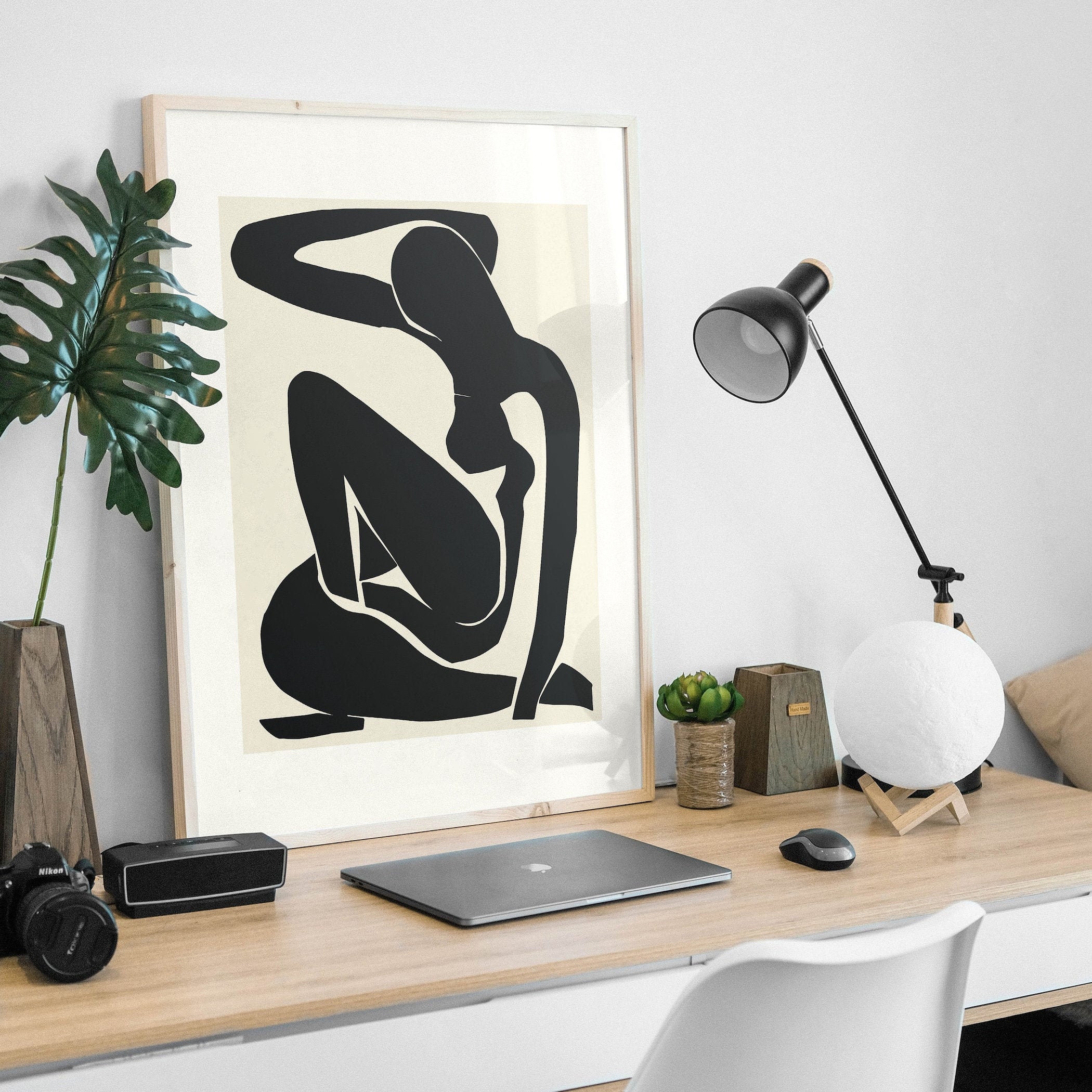 Matisse Exhibition Black Nude Print - Image 4