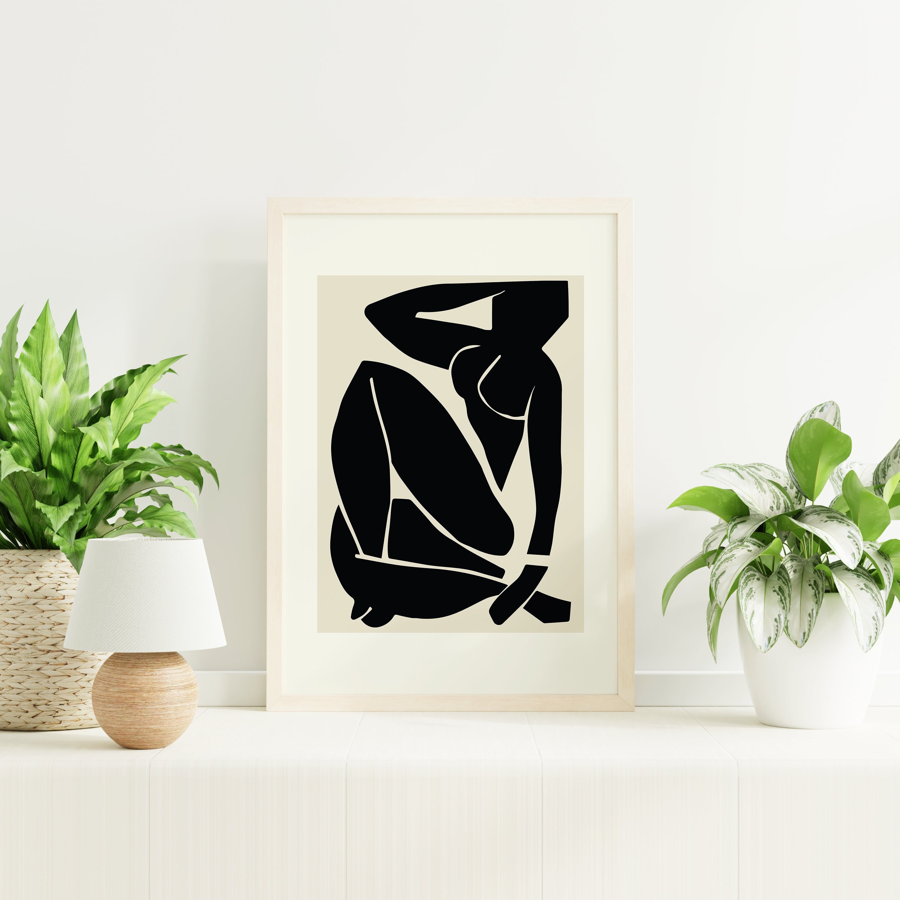 Matisse Exhibition Black Nude Print - Image 2