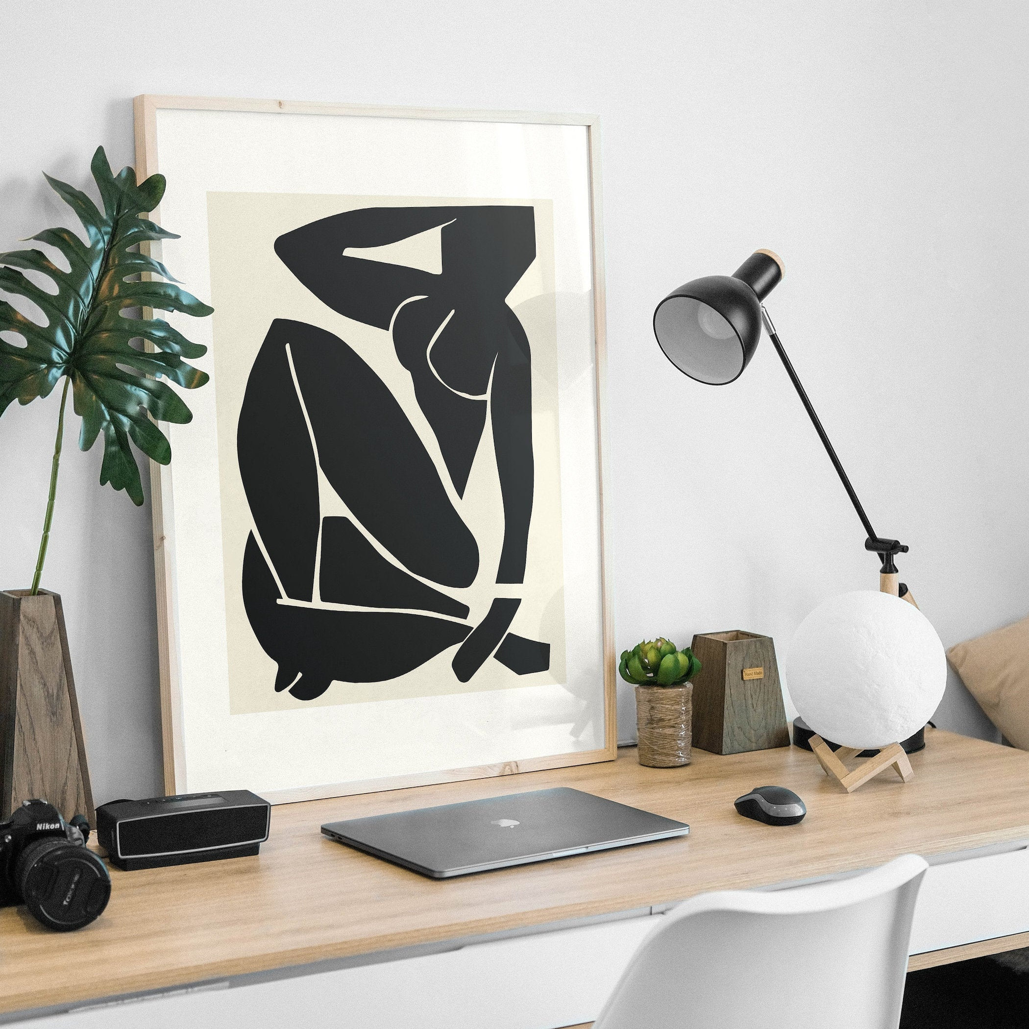 Matisse Exhibition Black Nude Print - Image 4
