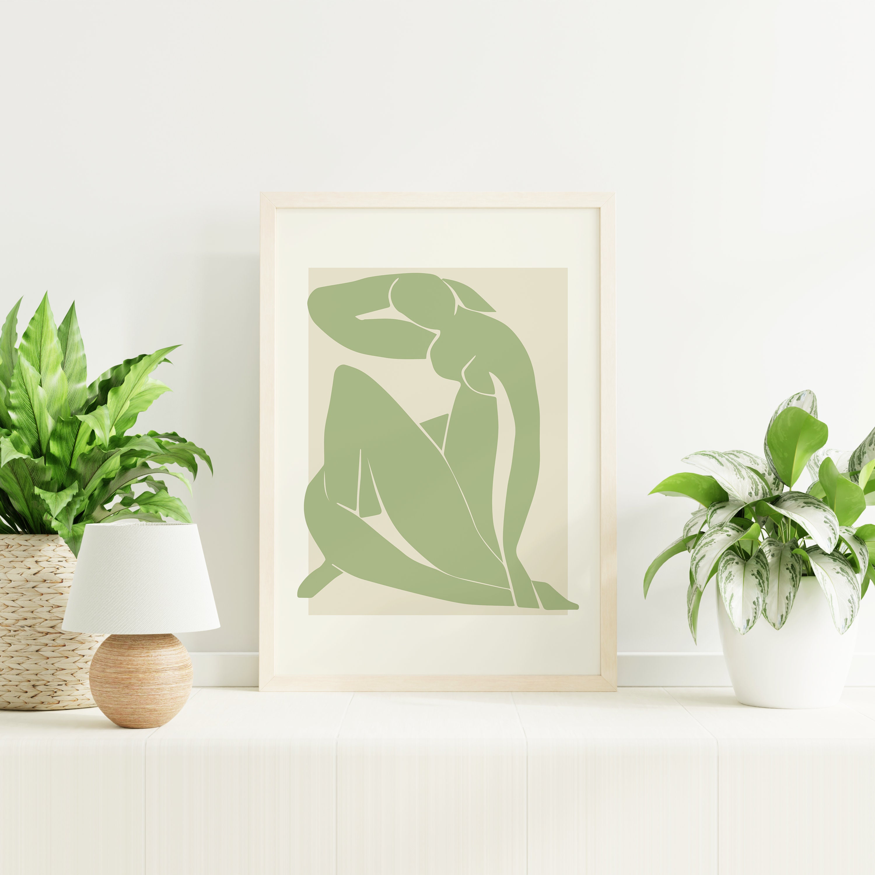 Matisse Exhibition Green Nude Print - Image 5