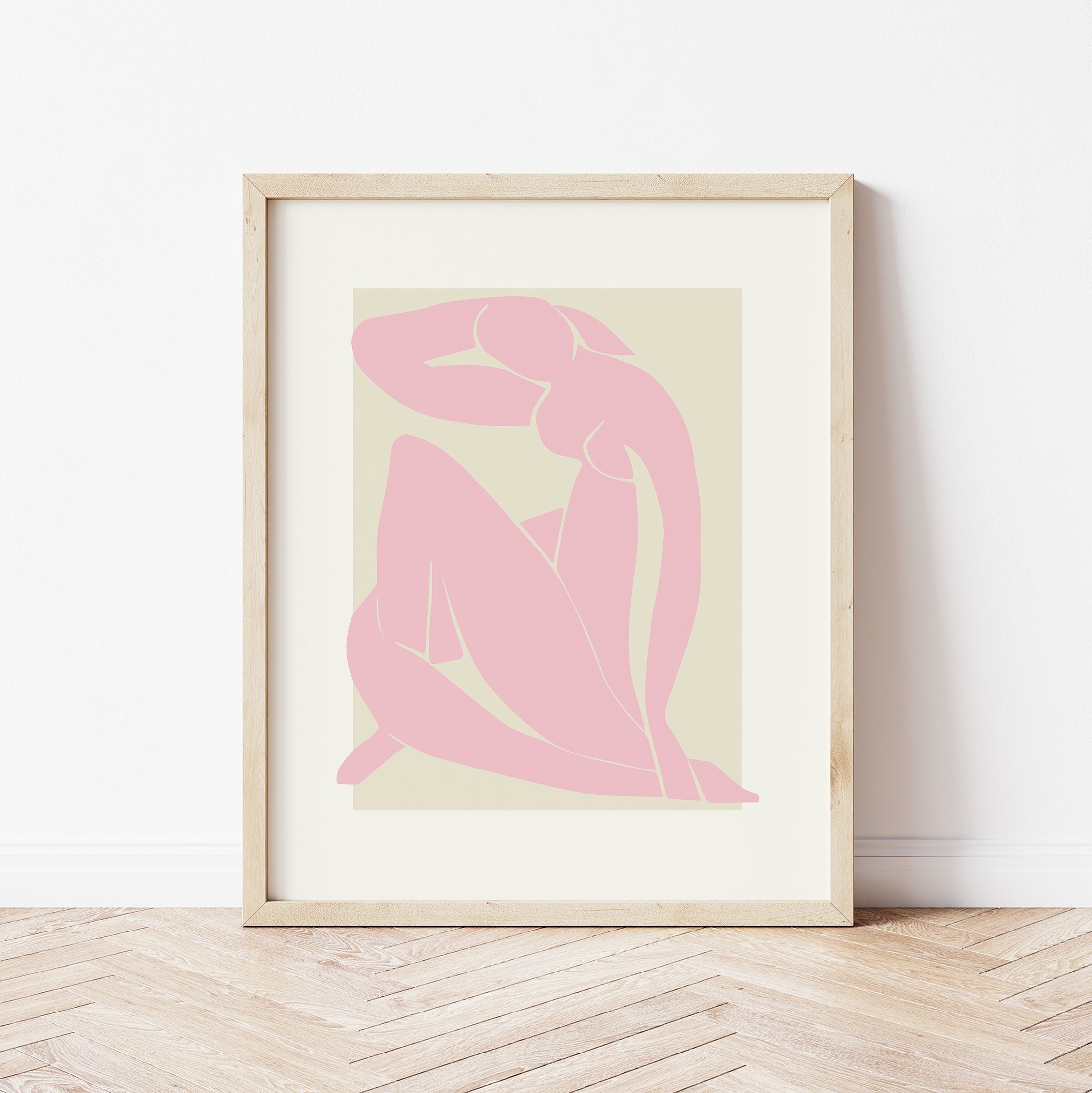 Matisse Exhibition Pink Nude Print - Image 4