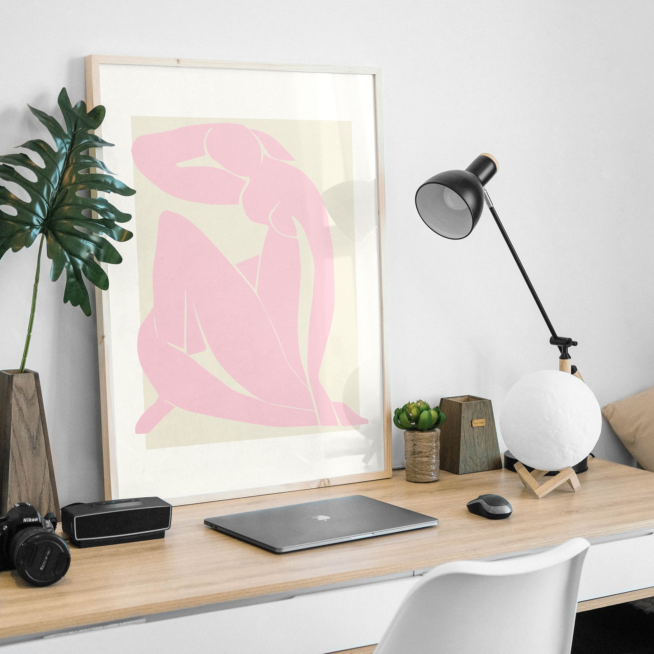 Matisse Exhibition Pink Nude Print - Image 5